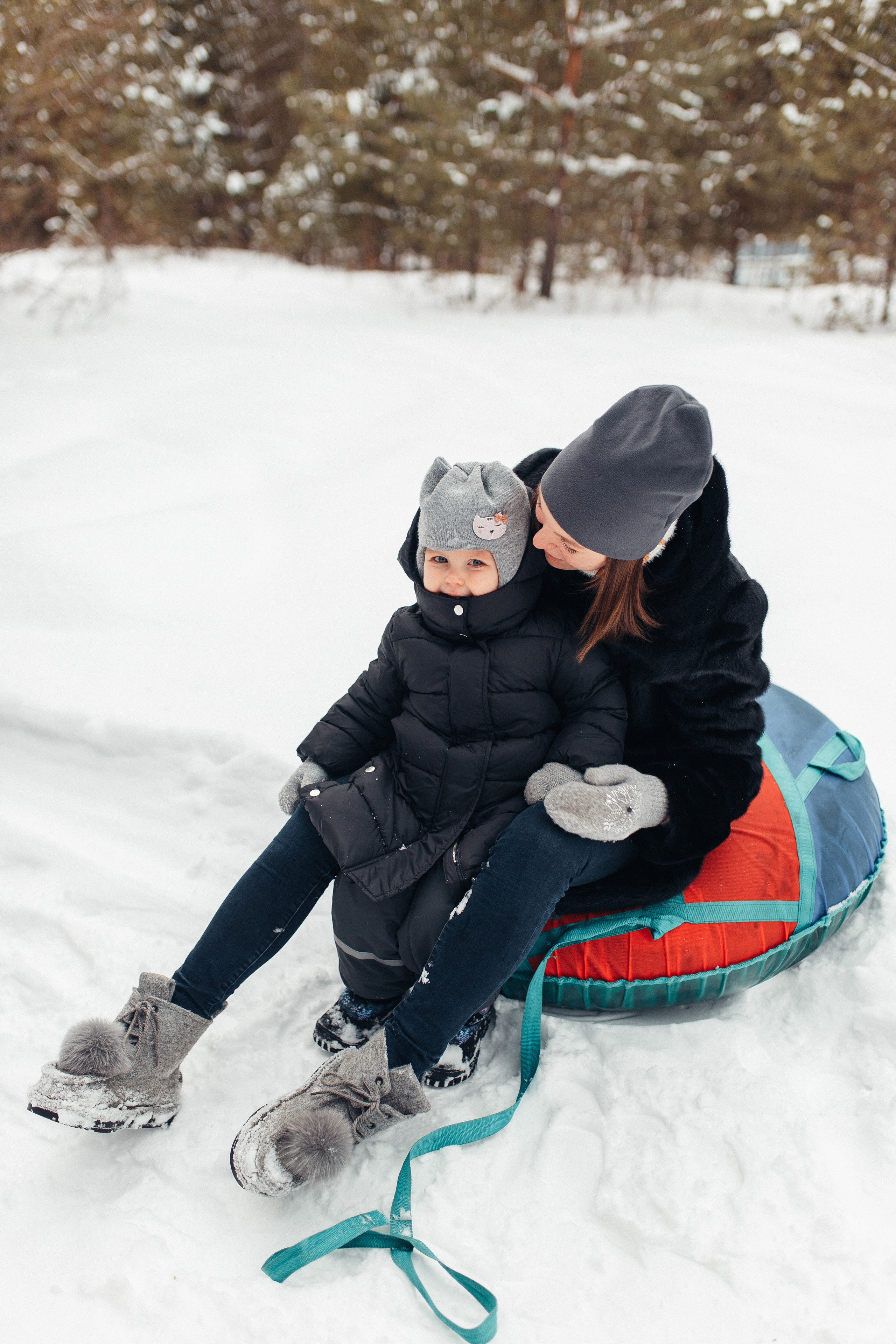 Мамина снежинка. Семейный фотограф в Москве. Дарья Долгих