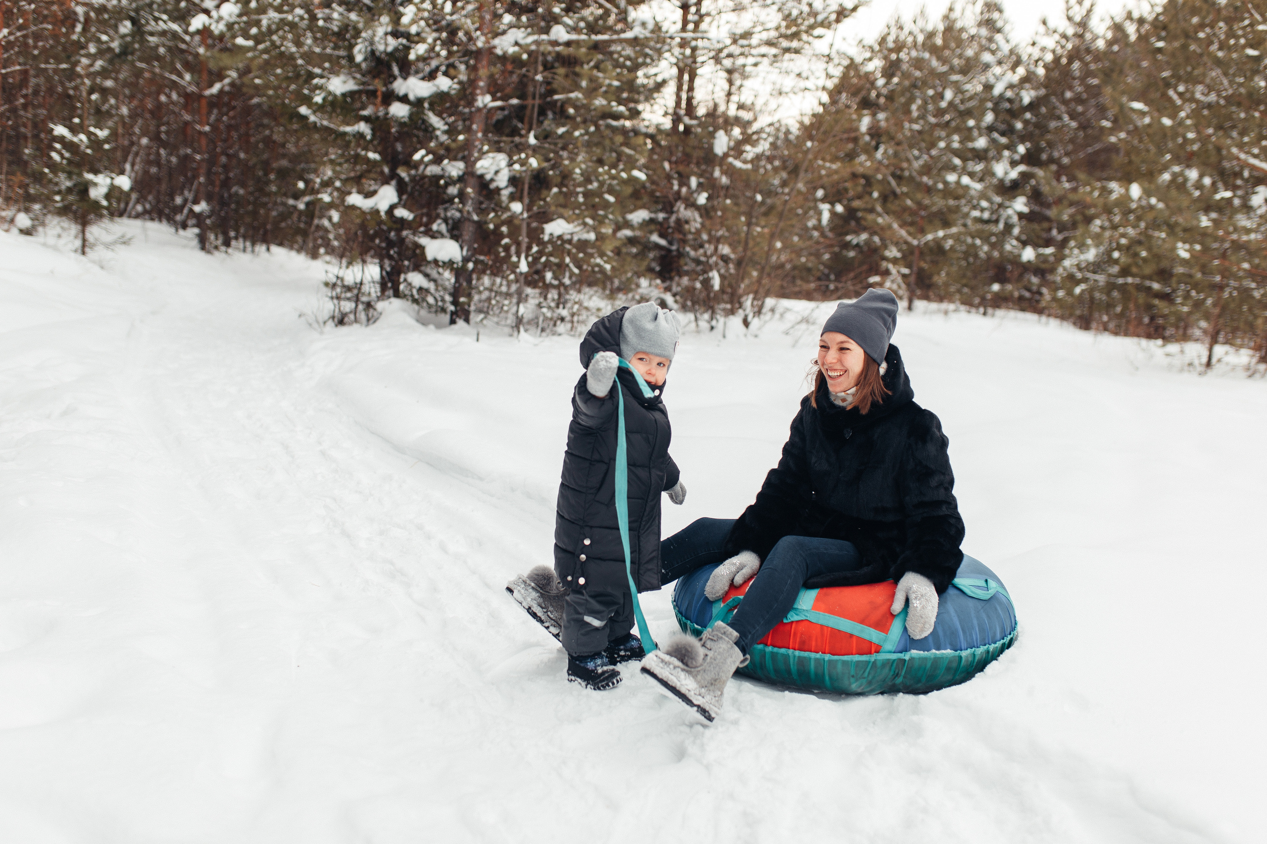 Мамина снежинка. Семейный фотограф в Москве. Дарья Долгих