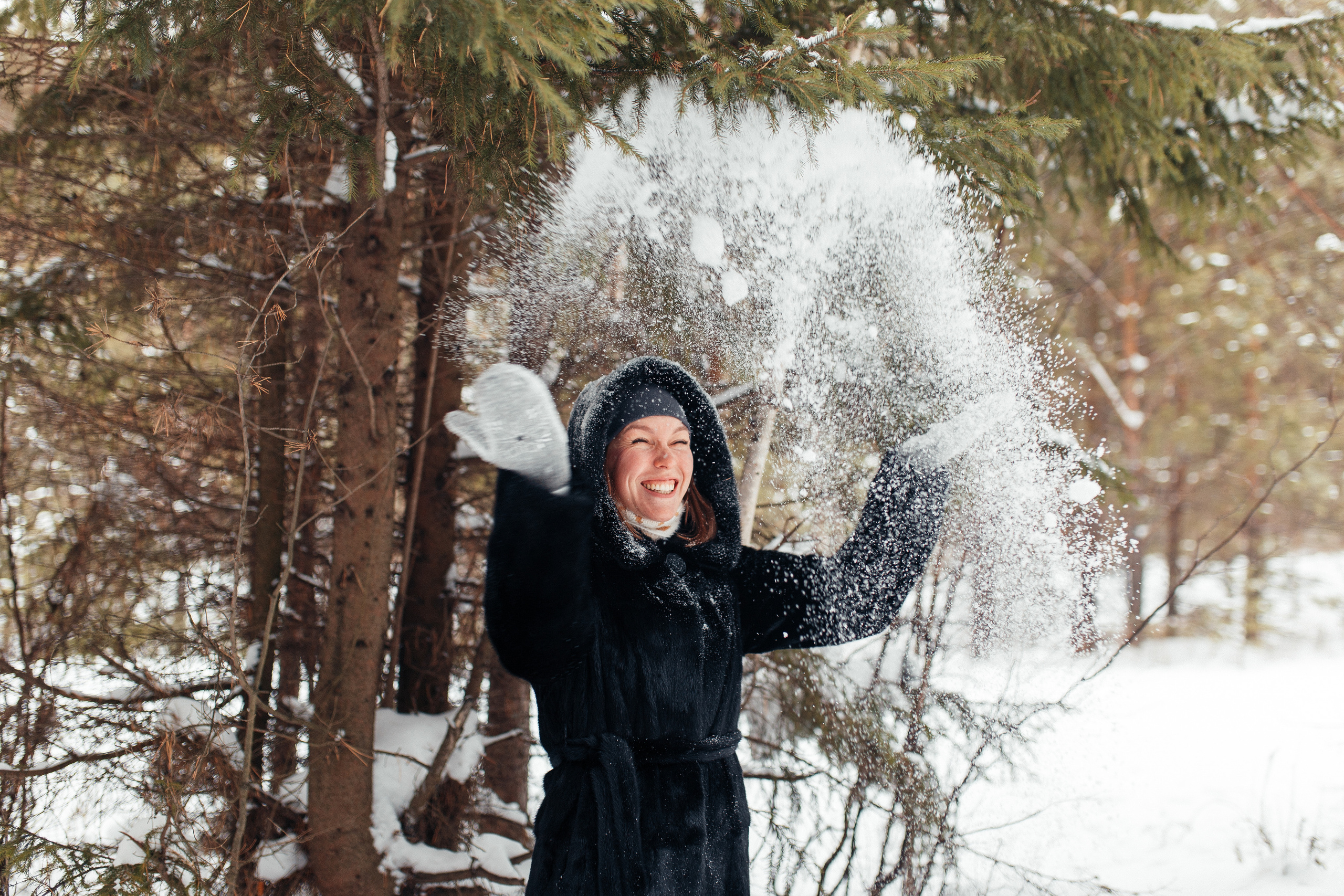 Мамина снежинка. Семейный фотограф в Москве. Дарья Долгих