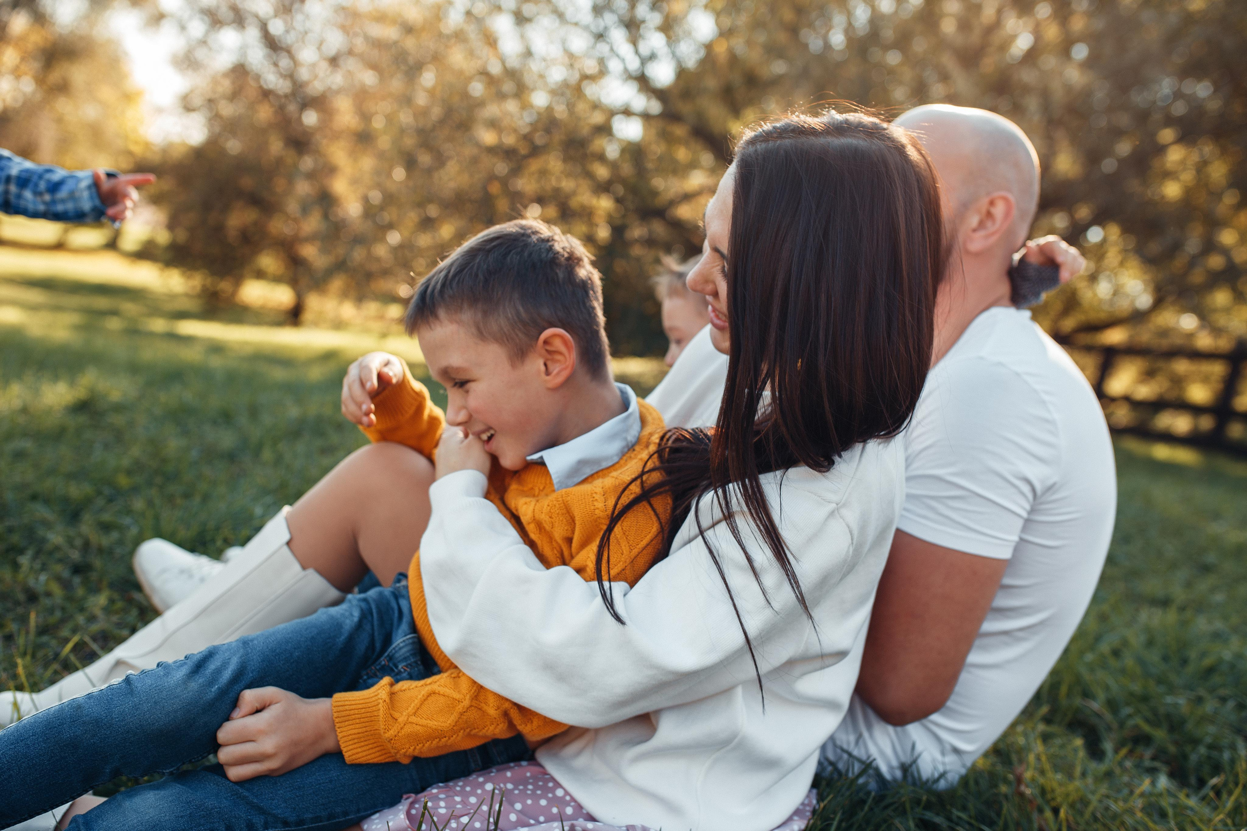 Листопад. Семейный фотограф в Москве. Дарья Долгих