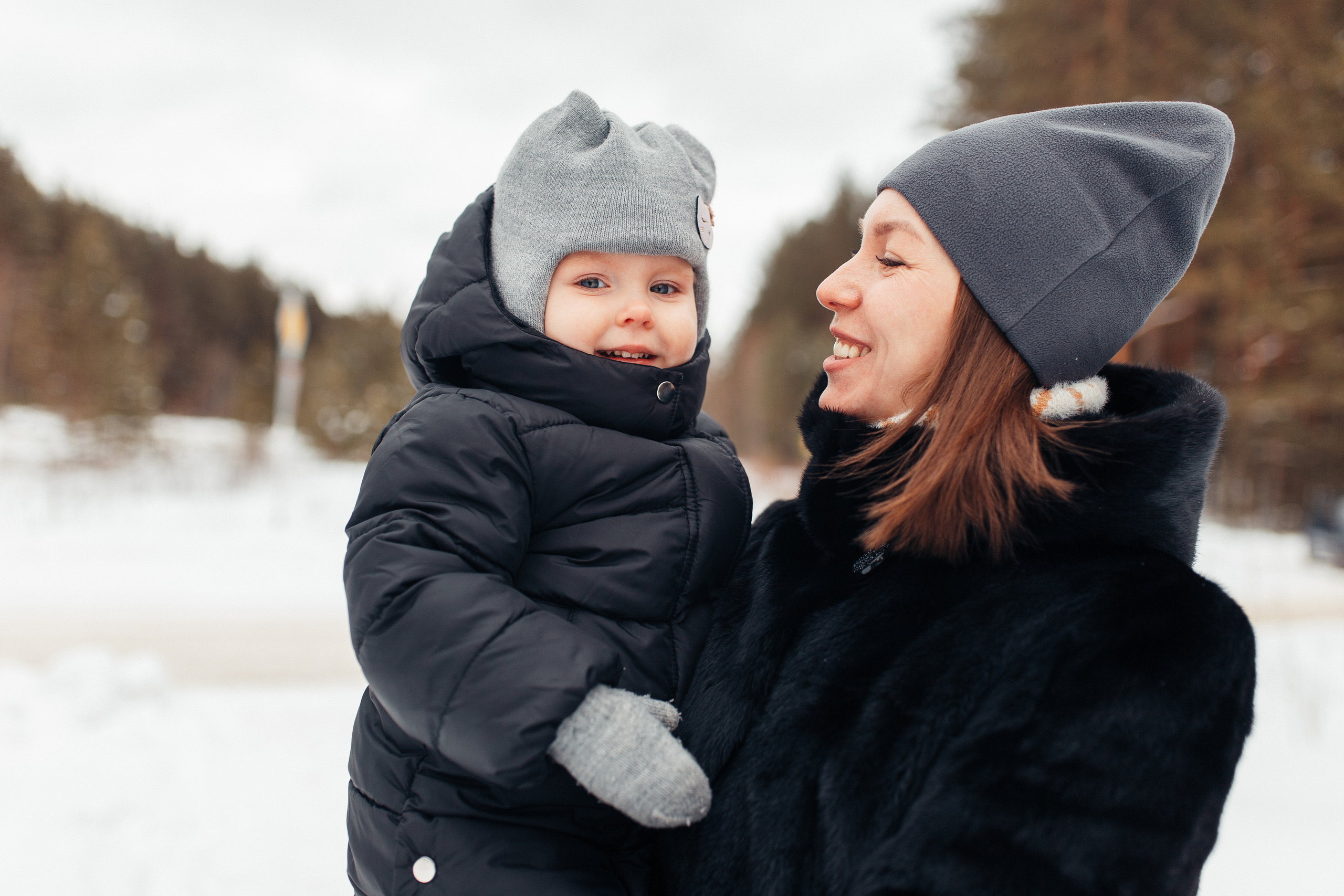 Мамина снежинка. Семейный фотограф в Москве. Дарья Долгих