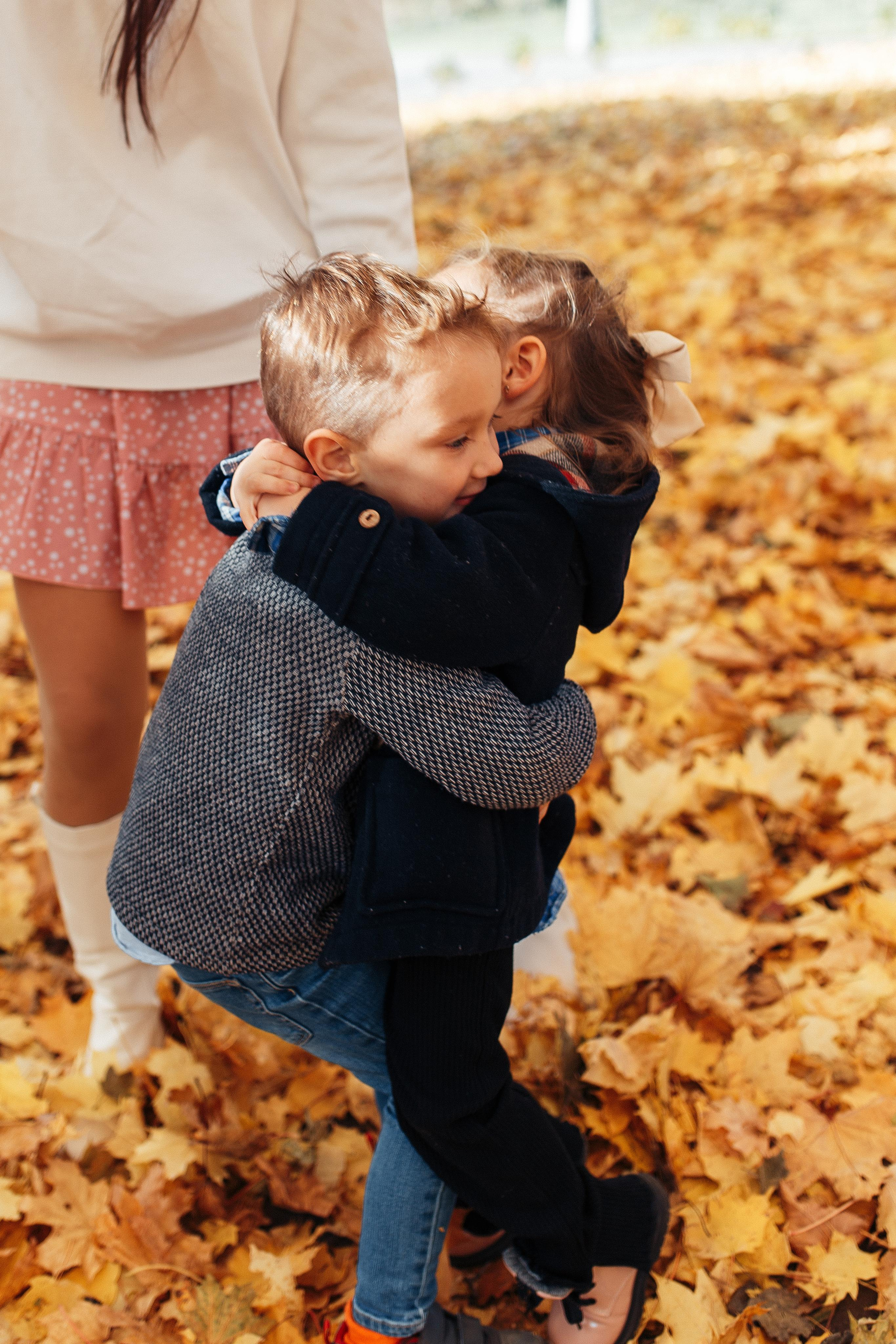 Листопад. Семейный фотограф в Москве. Дарья Долгих