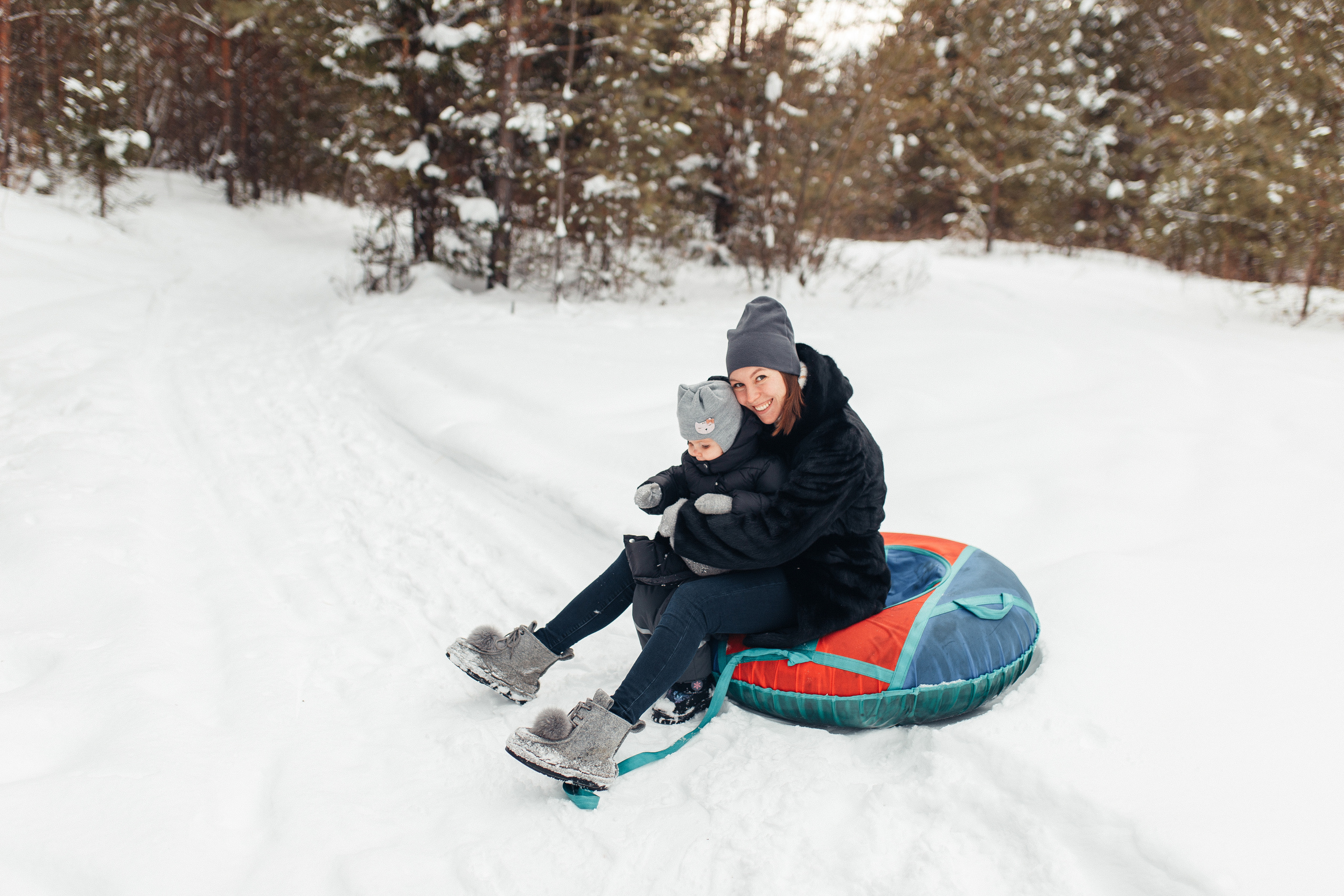 Мамина снежинка. Семейный фотограф в Москве. Дарья Долгих