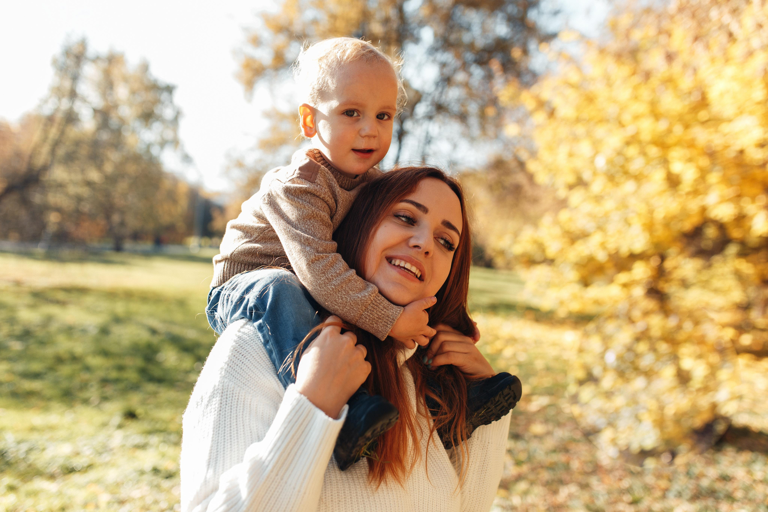 Осенняя прогулка. Семейный фотограф в Москве. Дарья Долгих