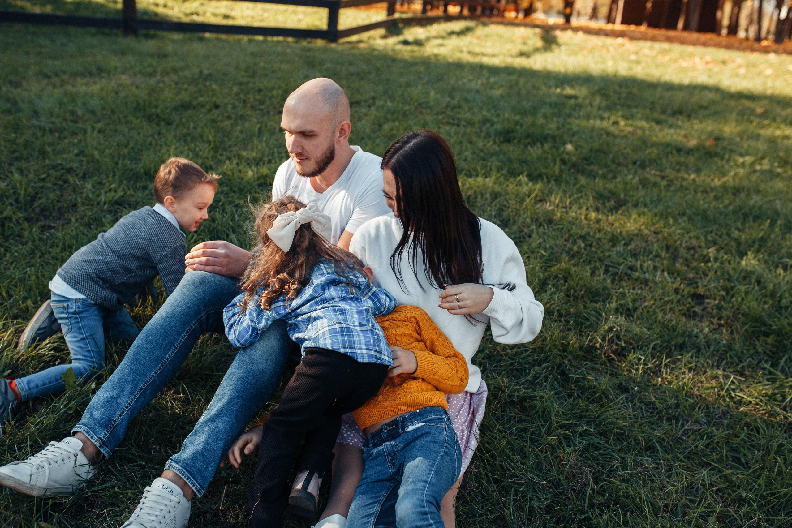 Листопад. Семейный фотограф в Москве. Дарья Долгих