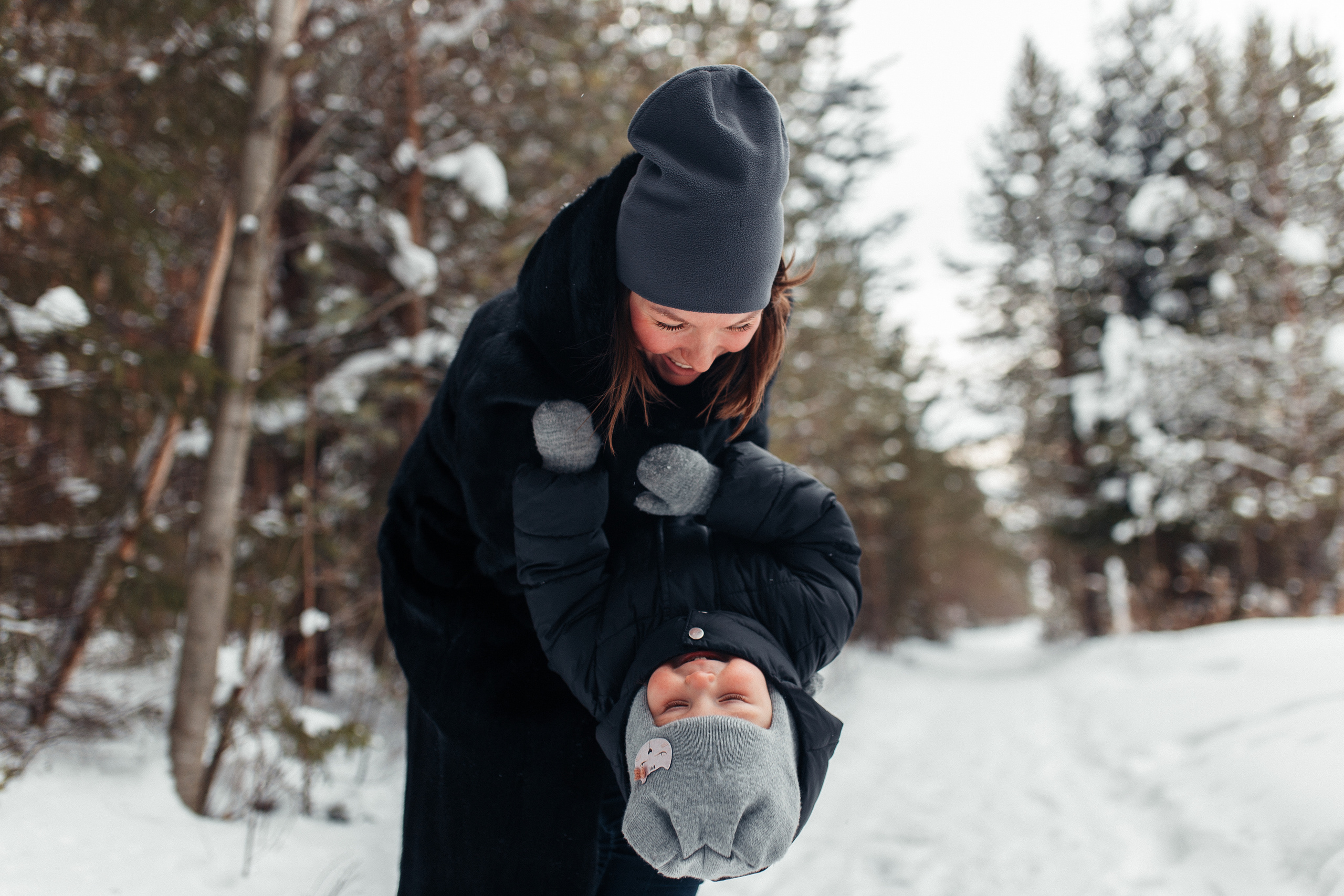 Мамина снежинка. Семейный фотограф в Москве. Дарья Долгих