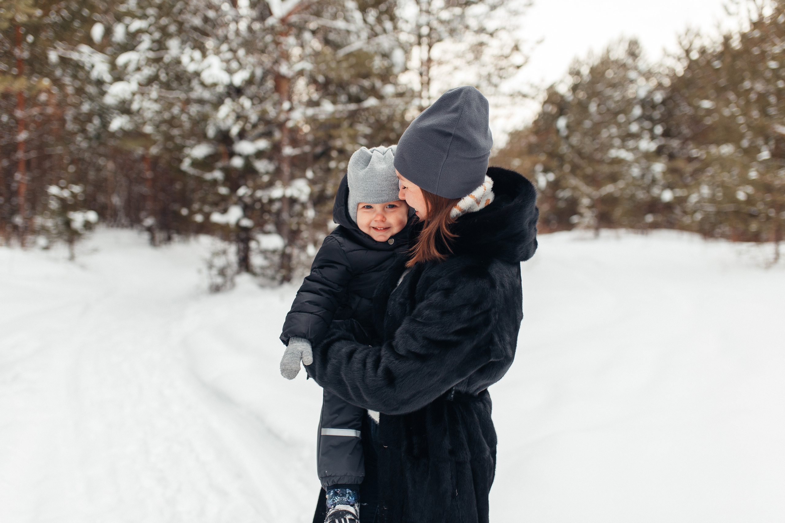 Мамина снежинка. Семейный фотограф в Москве. Дарья Долгих