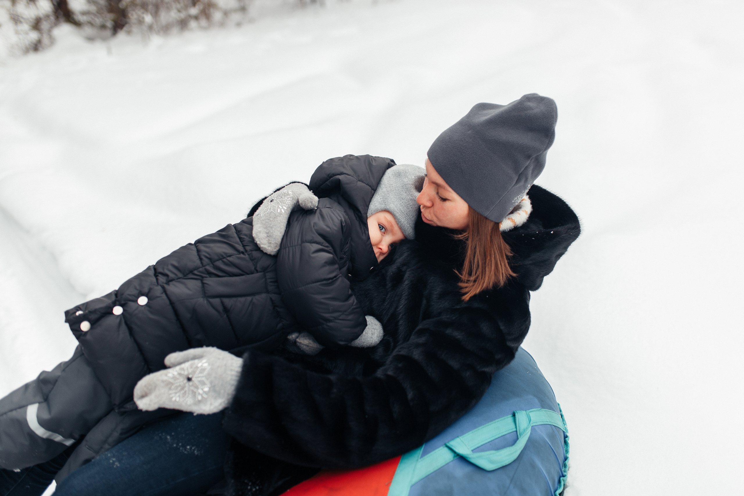 Мамина снежинка. Семейный фотограф в Москве. Дарья Долгих