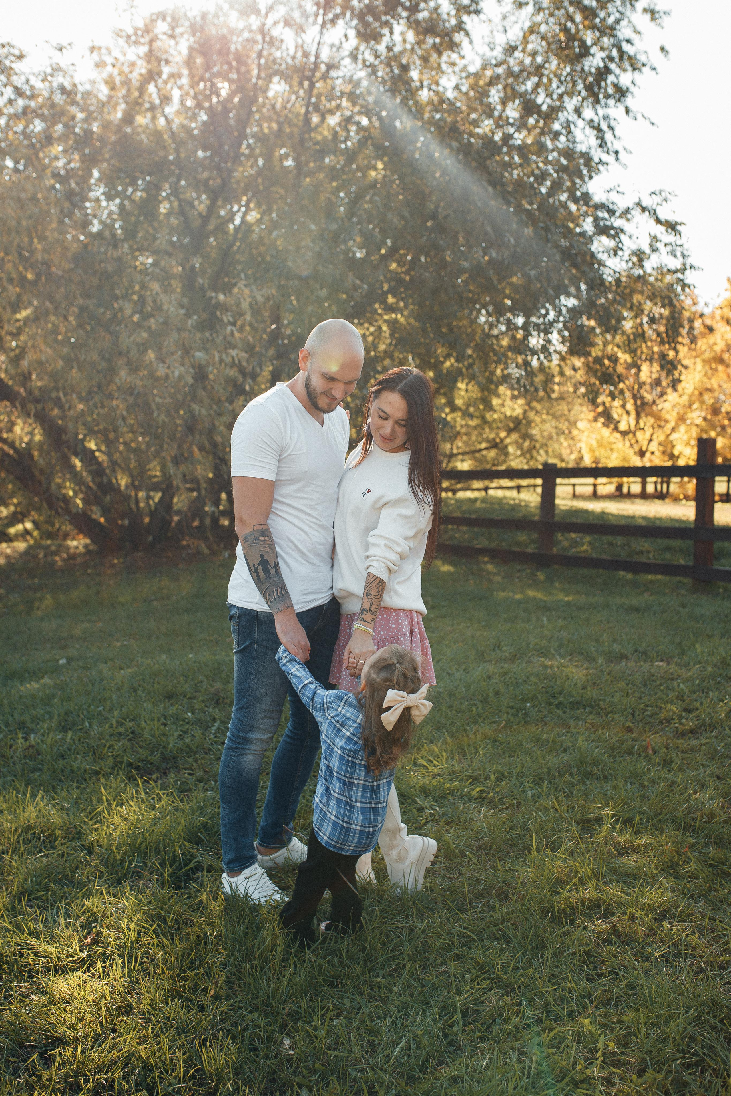 Листопад. Семейный фотограф в Москве. Дарья Долгих