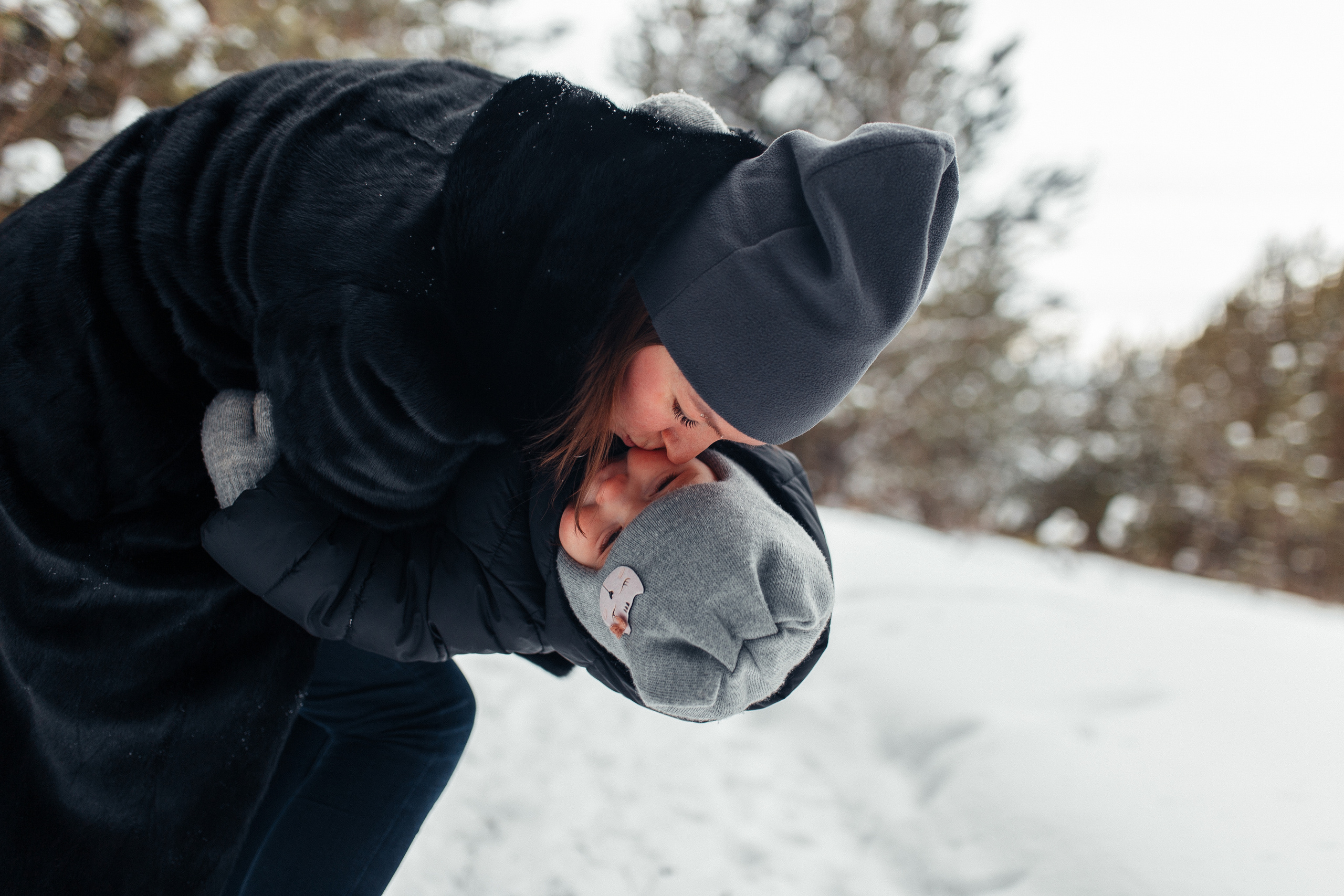 Мамина снежинка. Семейный фотограф в Москве. Дарья Долгих