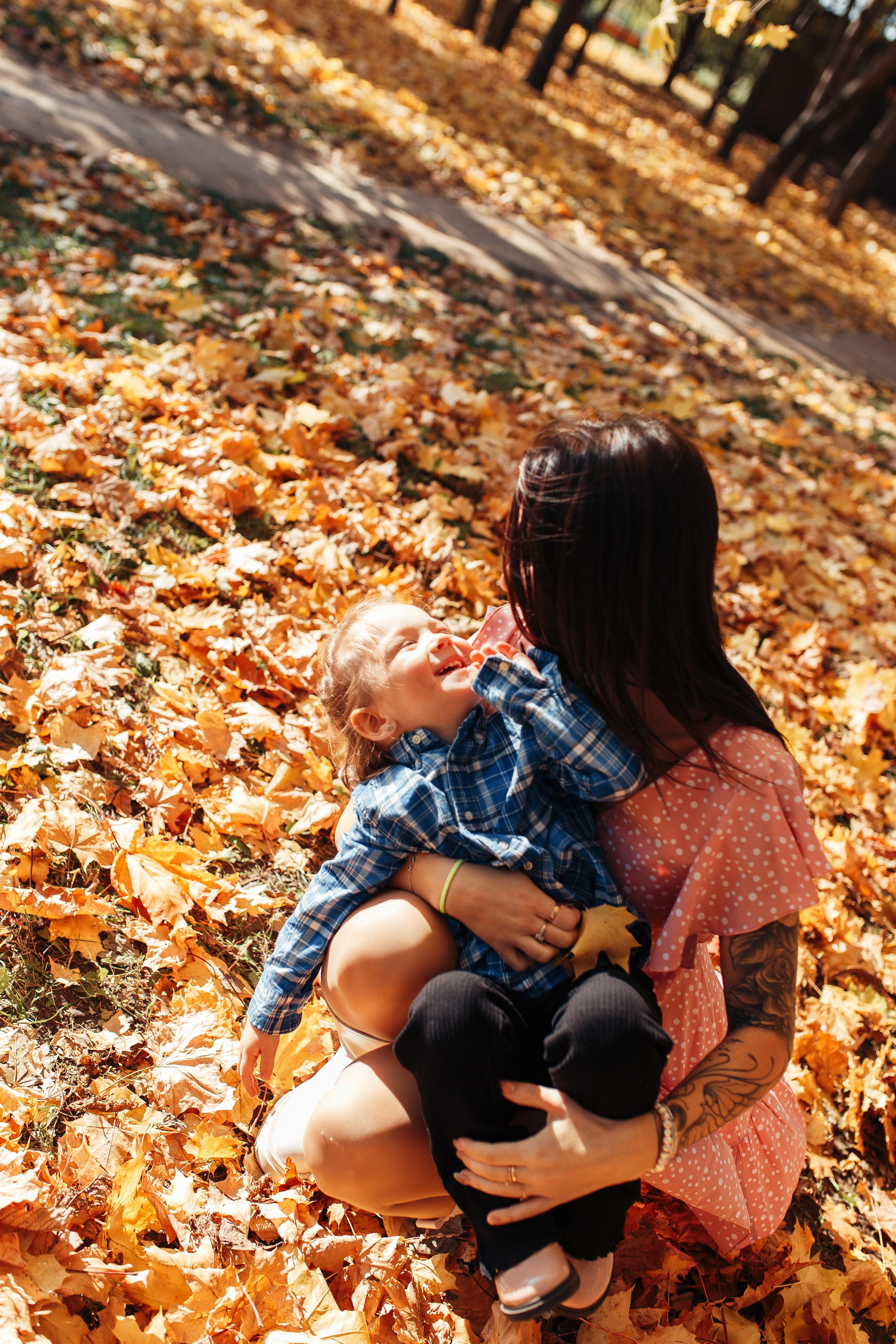 Листопад. Семейный фотограф в Москве. Дарья Долгих