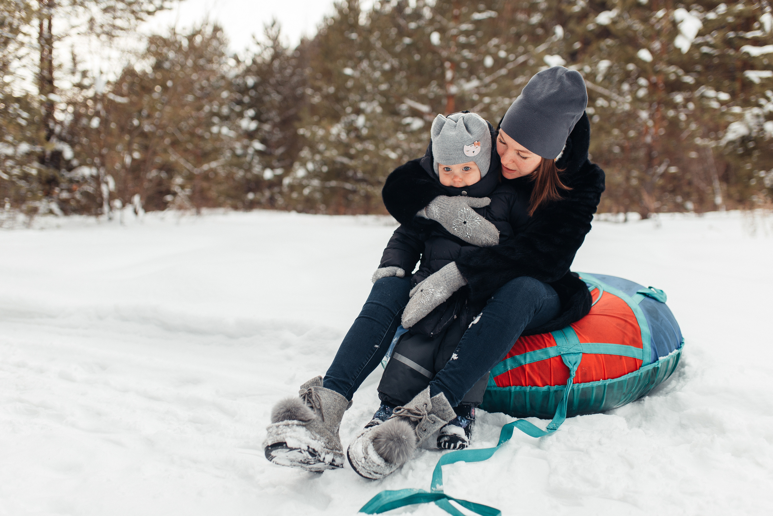 Мамина снежинка. Семейный фотограф в Москве. Дарья Долгих