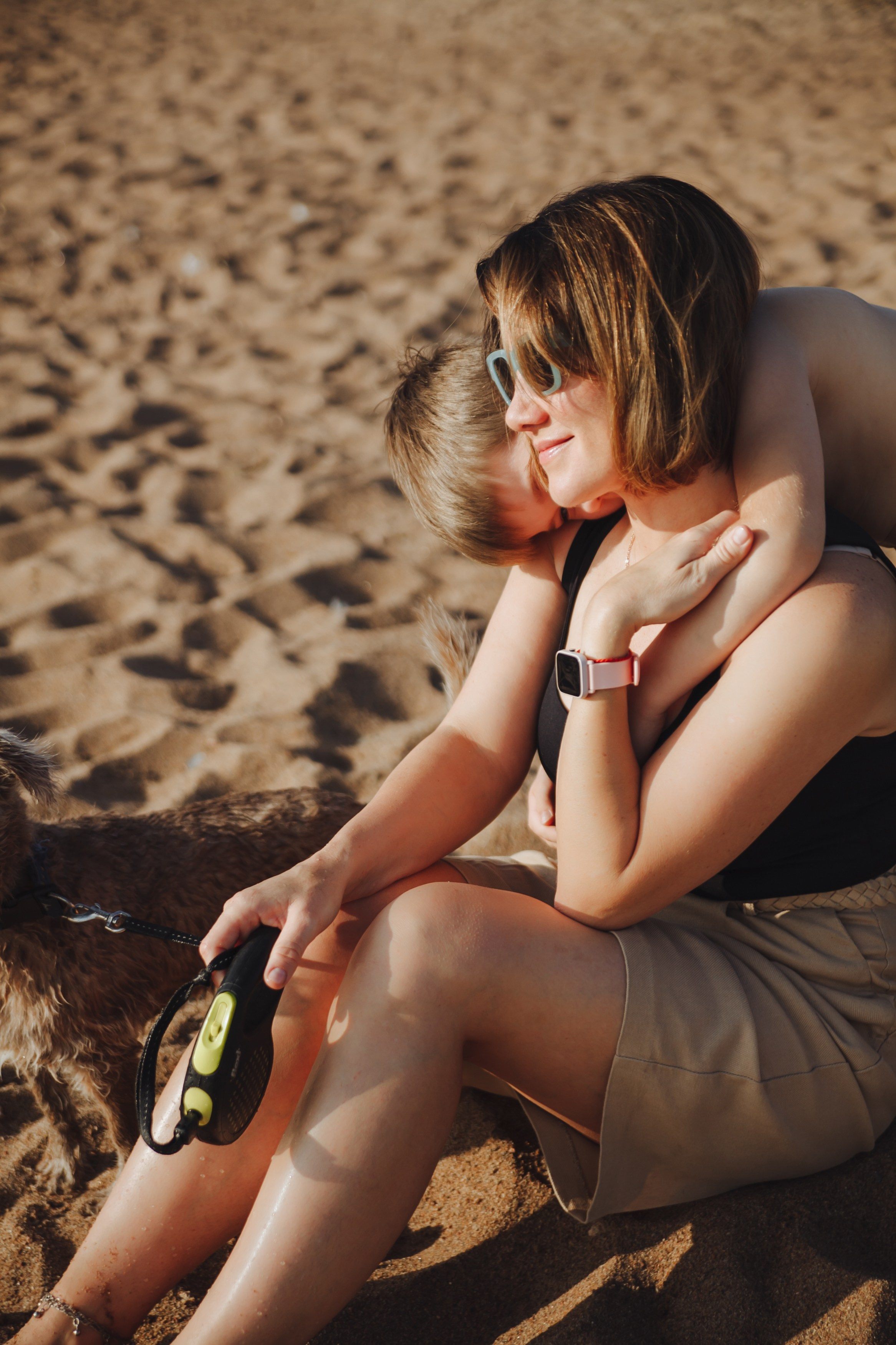 Семейная прогулка с собакой. Семейный фотограф, свадебный фотограф, женский портрет в Санкт-Петербу