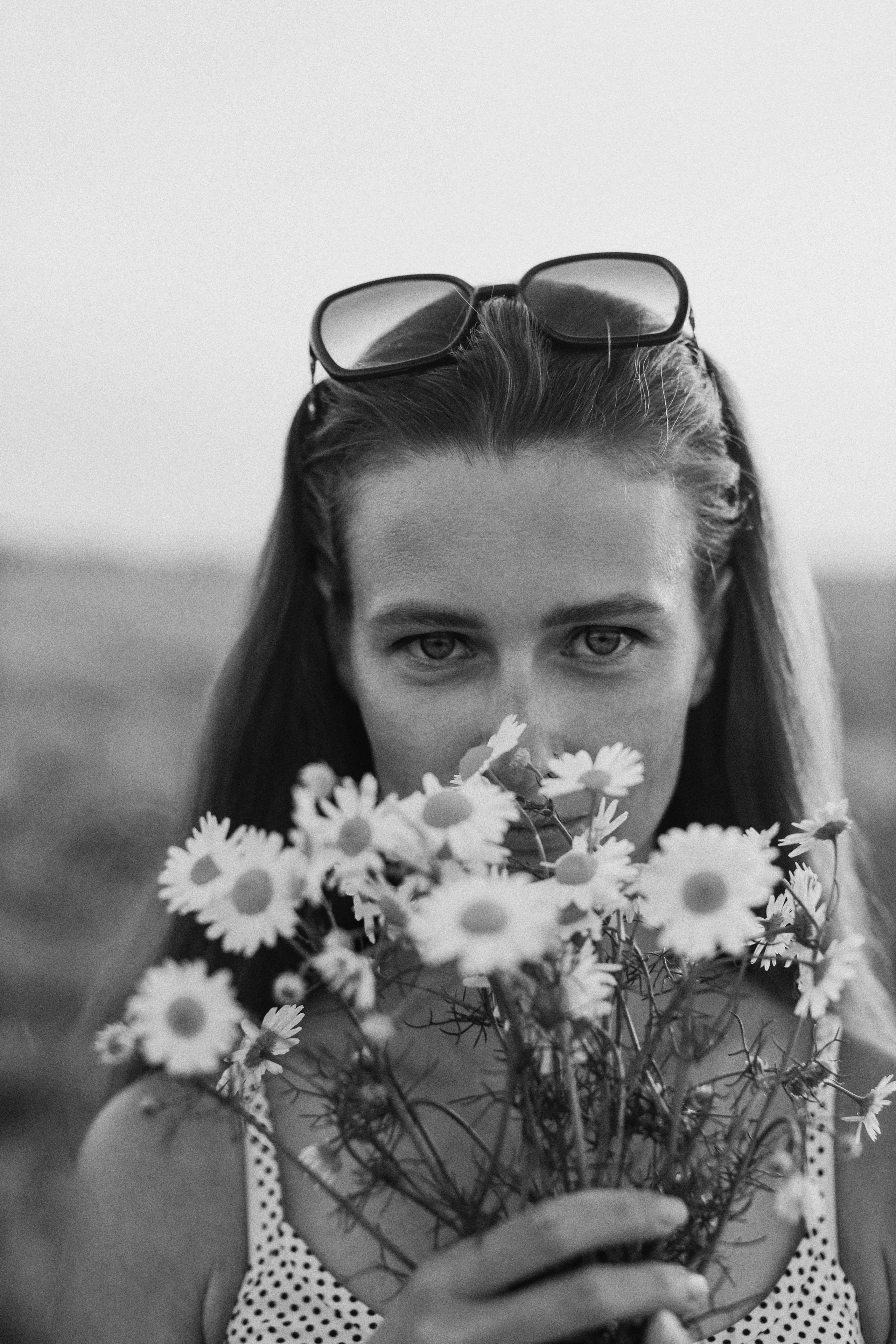 В поле на закате. Фотограф Анастасия Пинчук