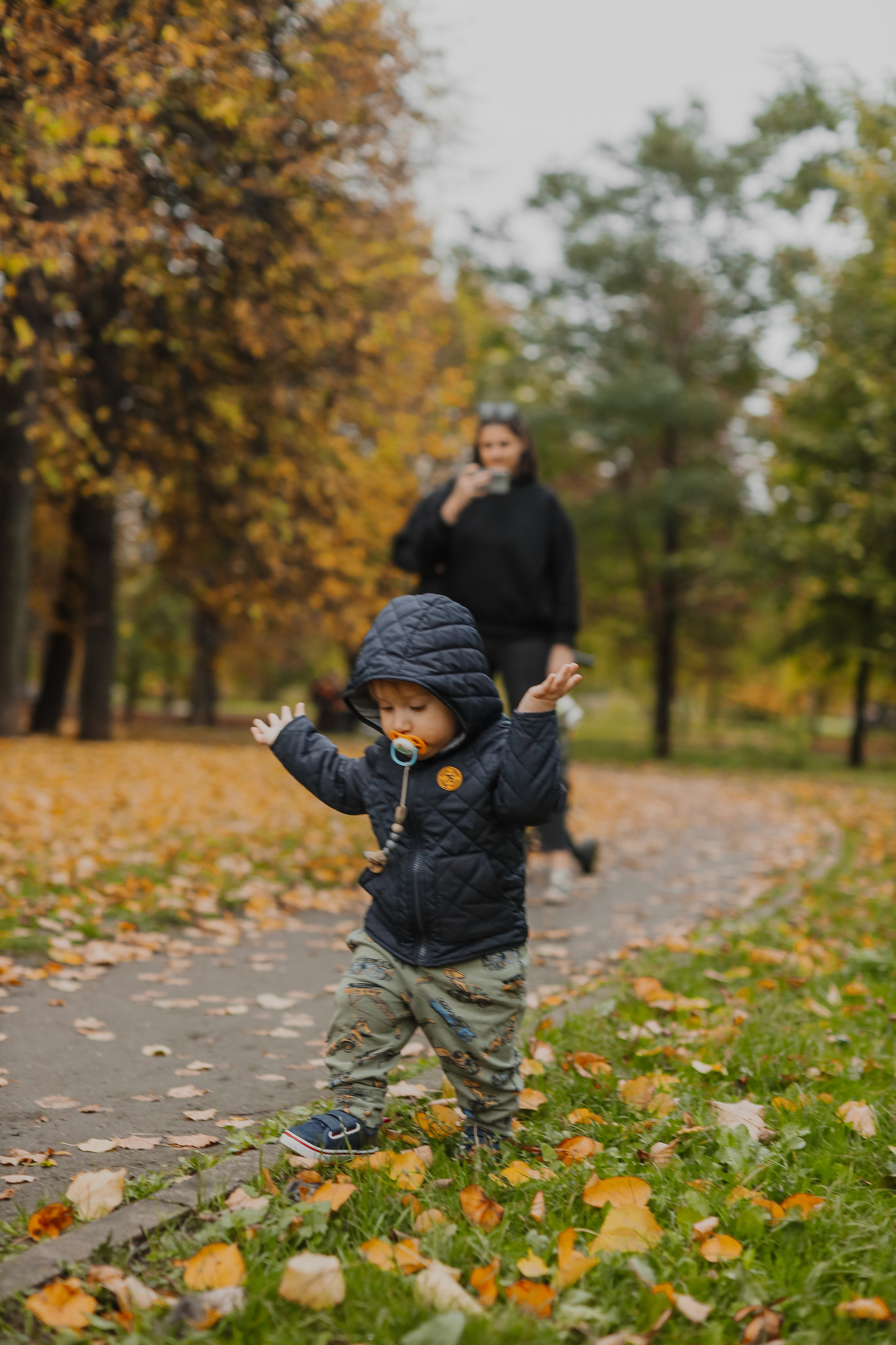 Федор и осень. Фотограф Анастасия Пинчук