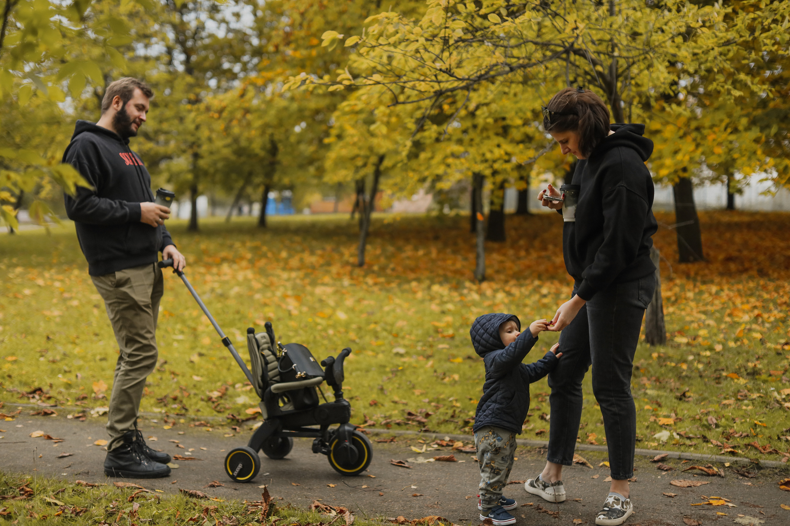 Федор и осень. Фотограф Анастасия Пинчук