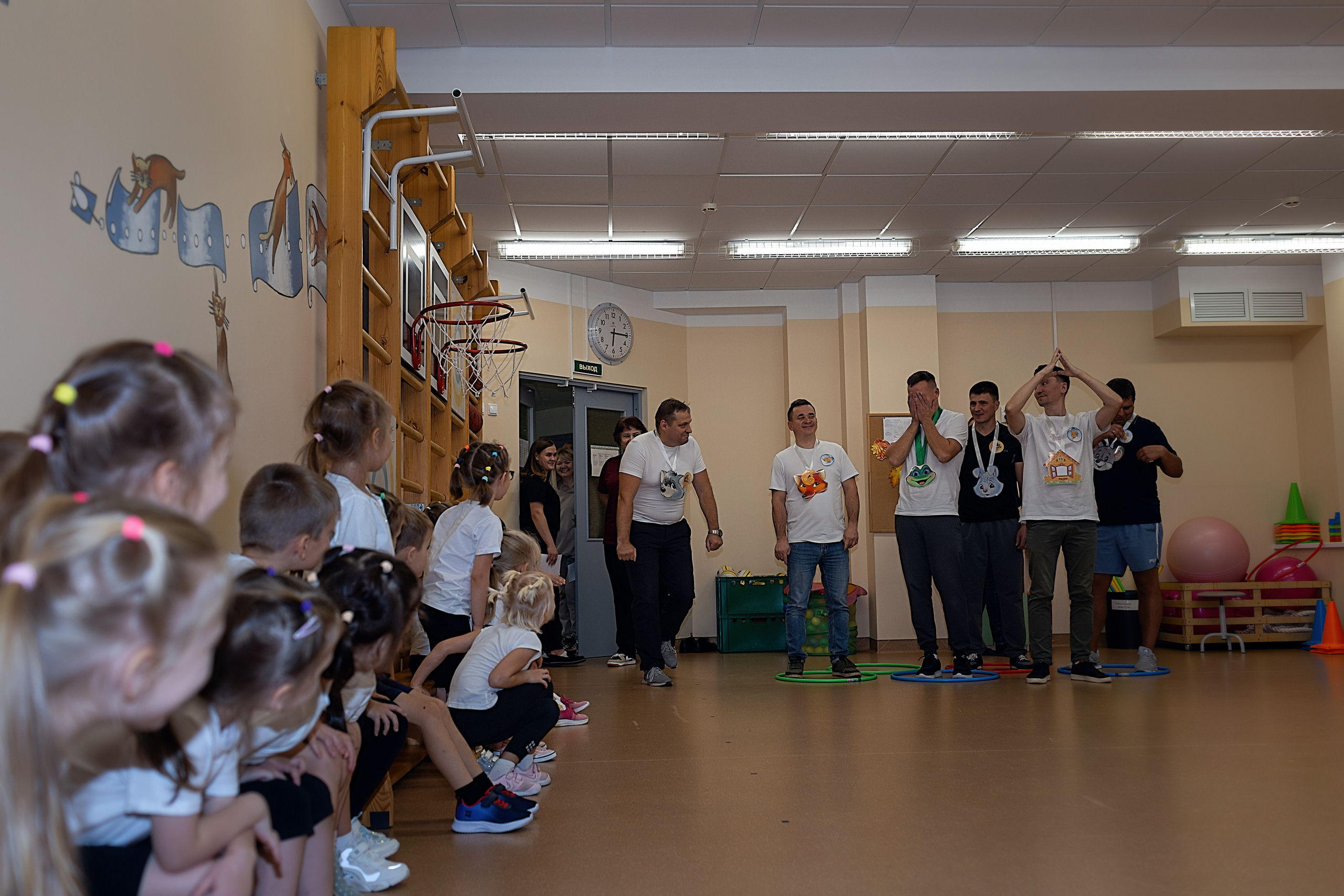 День пап в детском саду_2024. Семейный фотограф в Санкт-Петербурге