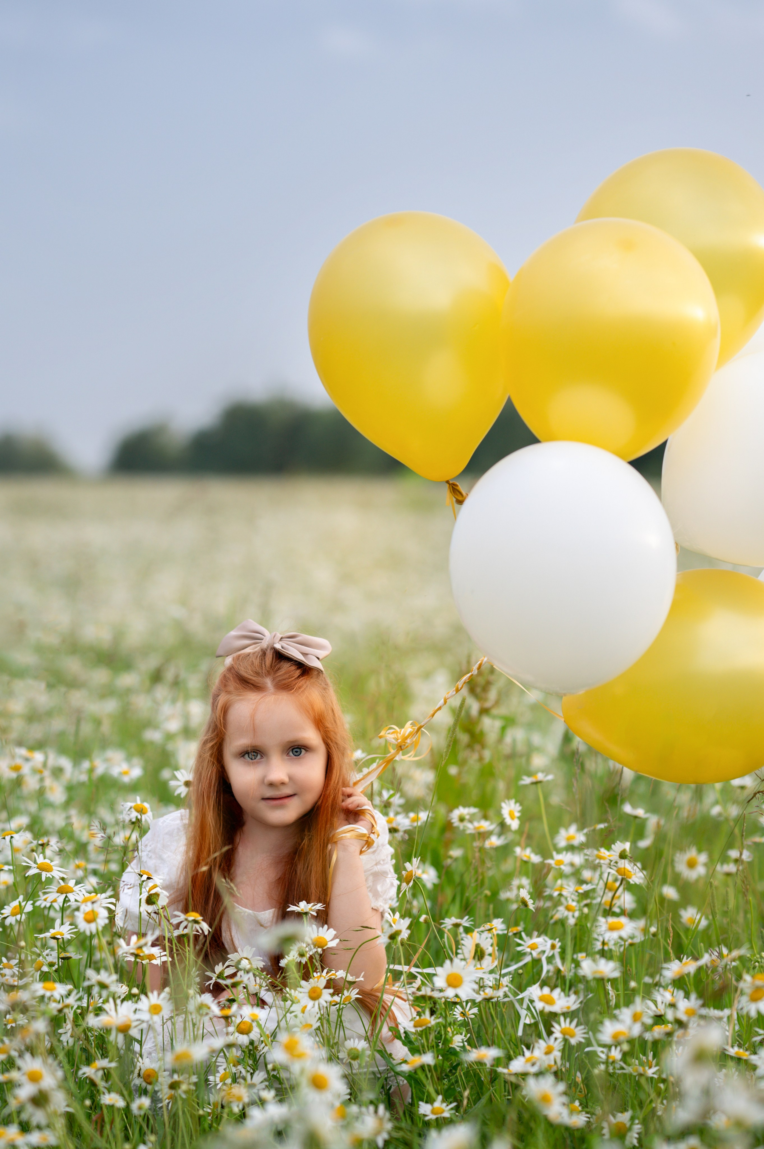 Ромашковое поле. Детский и семейный фотограф г. Москва Оксана Катаджи