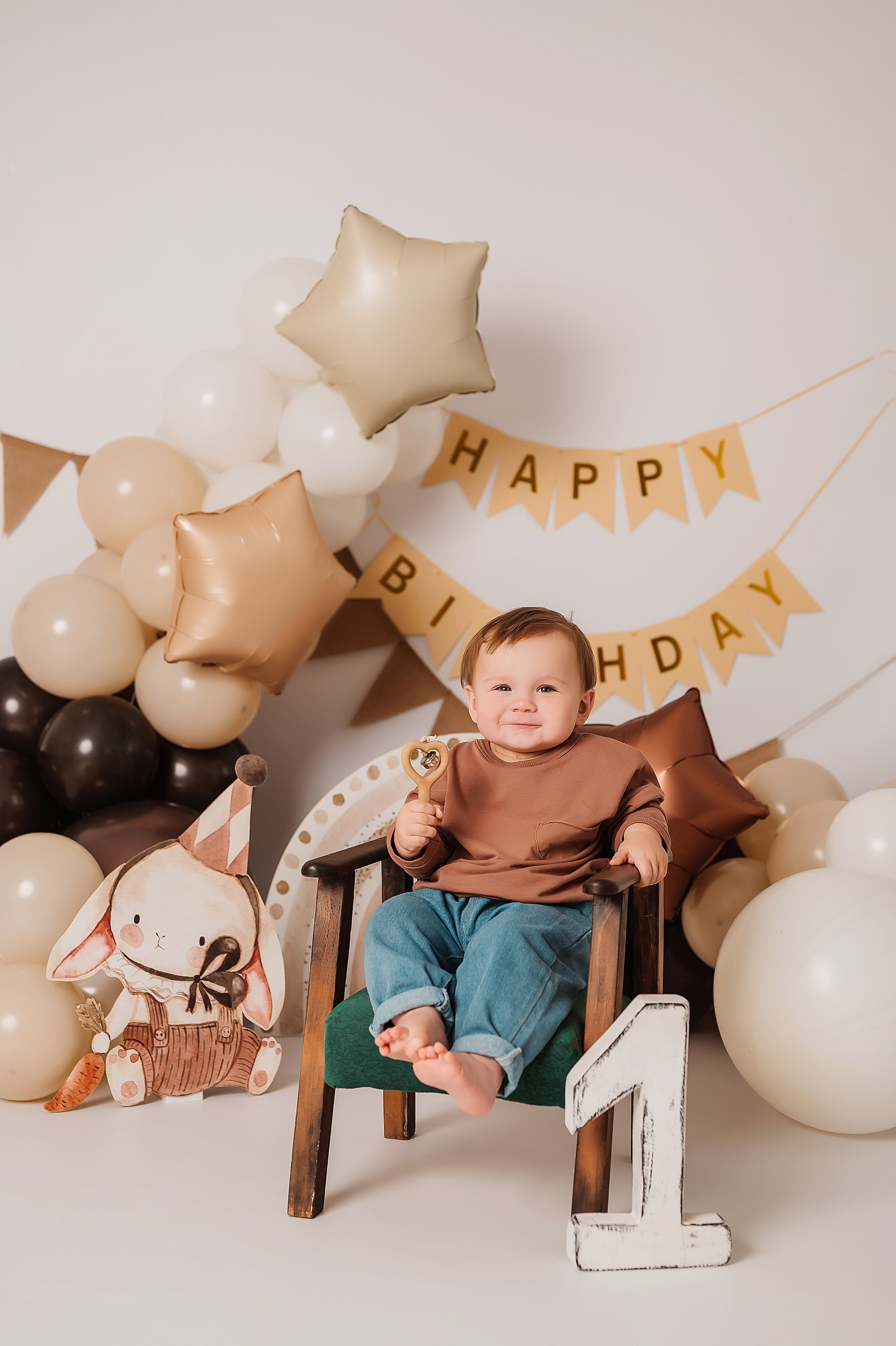 Федору 1 годик. Детский и семейный фотограф в Красноярске. Фотосессии новорожденных малышей до 1 месяца