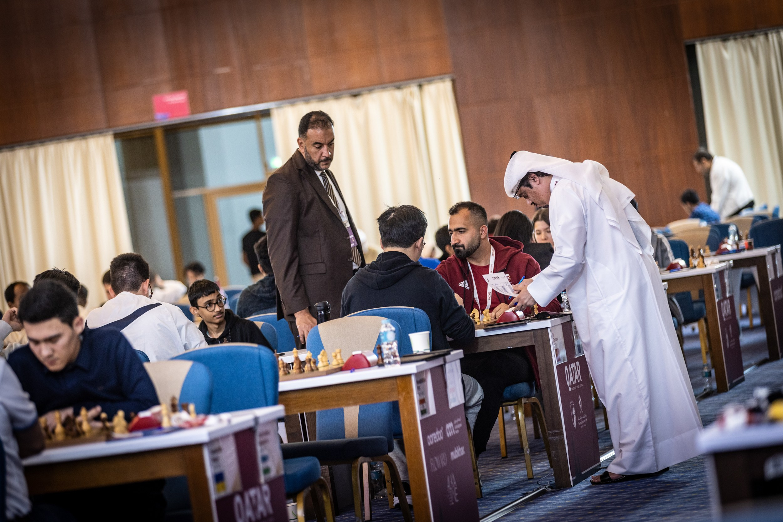 2024.12.03 Qatar Masters Open 2024 — Round1. Фотограф Анна Штурман (репортажная съёмка любых событий и мероприятий) Anna Shtourman photographer