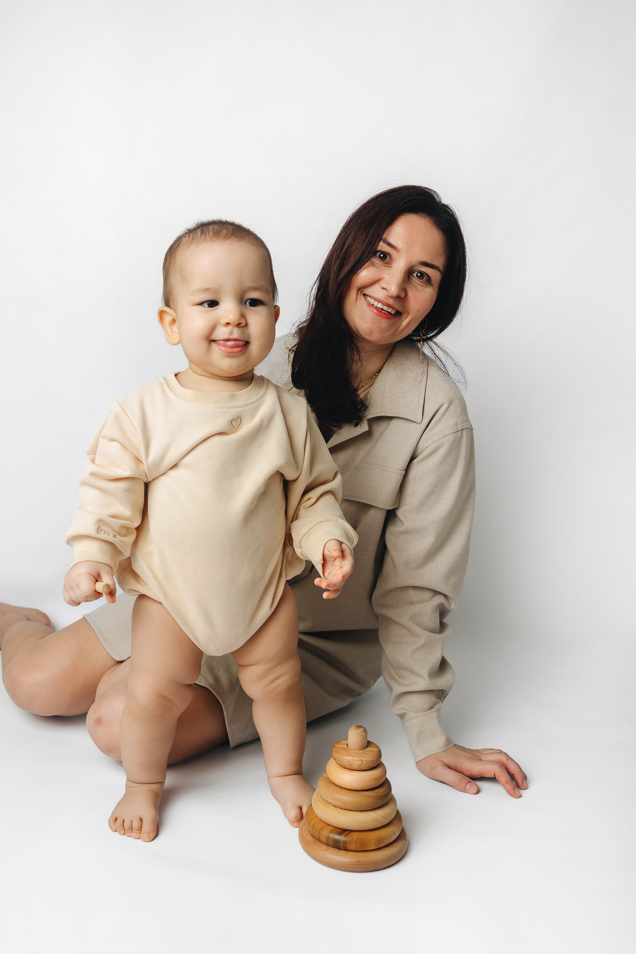 Семейные фото на годиках. Фотограф новорожденных Серпухов, Протвино, Москва I Марина Бурмистрова