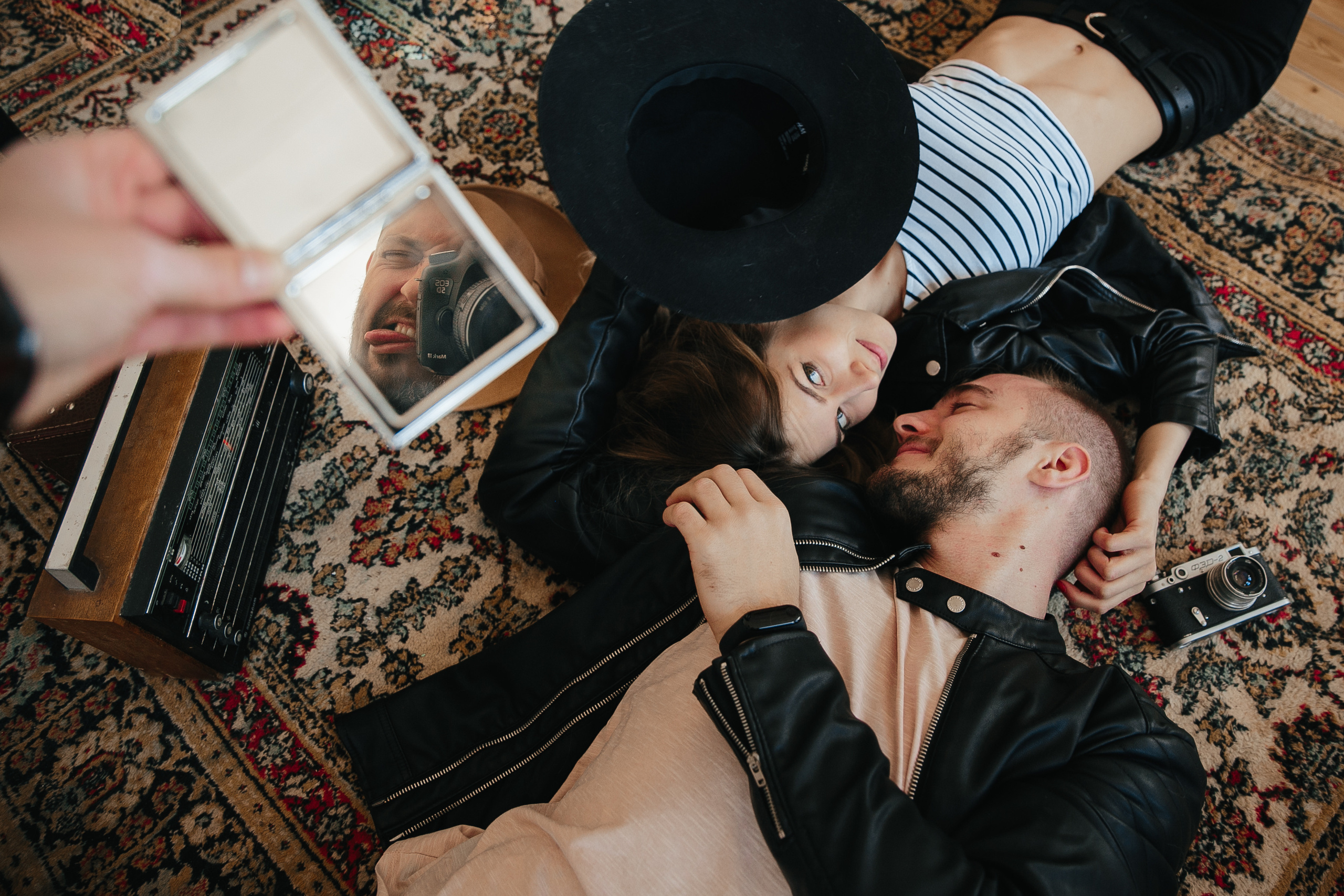 Love story с собакой в студии. Саша Потапкин Фотограф. Сочи, Екатеринбург, Москва