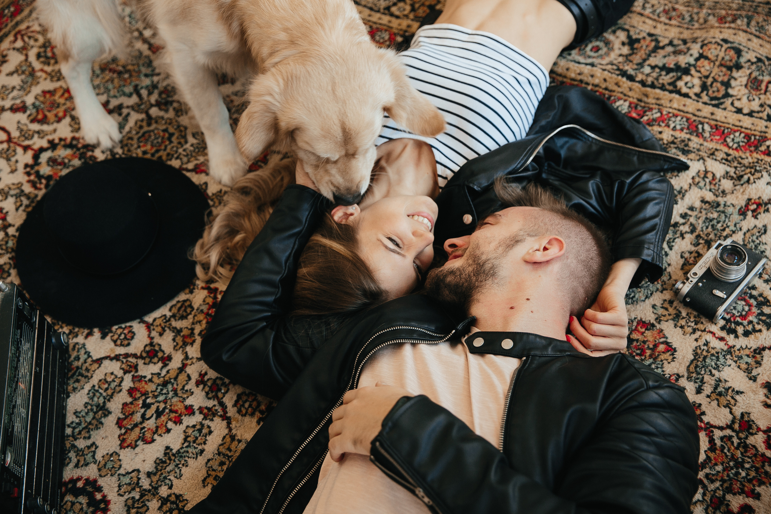 Love story с собакой в студии. Саша Потапкин Фотограф. Сочи, Екатеринбург, Москва