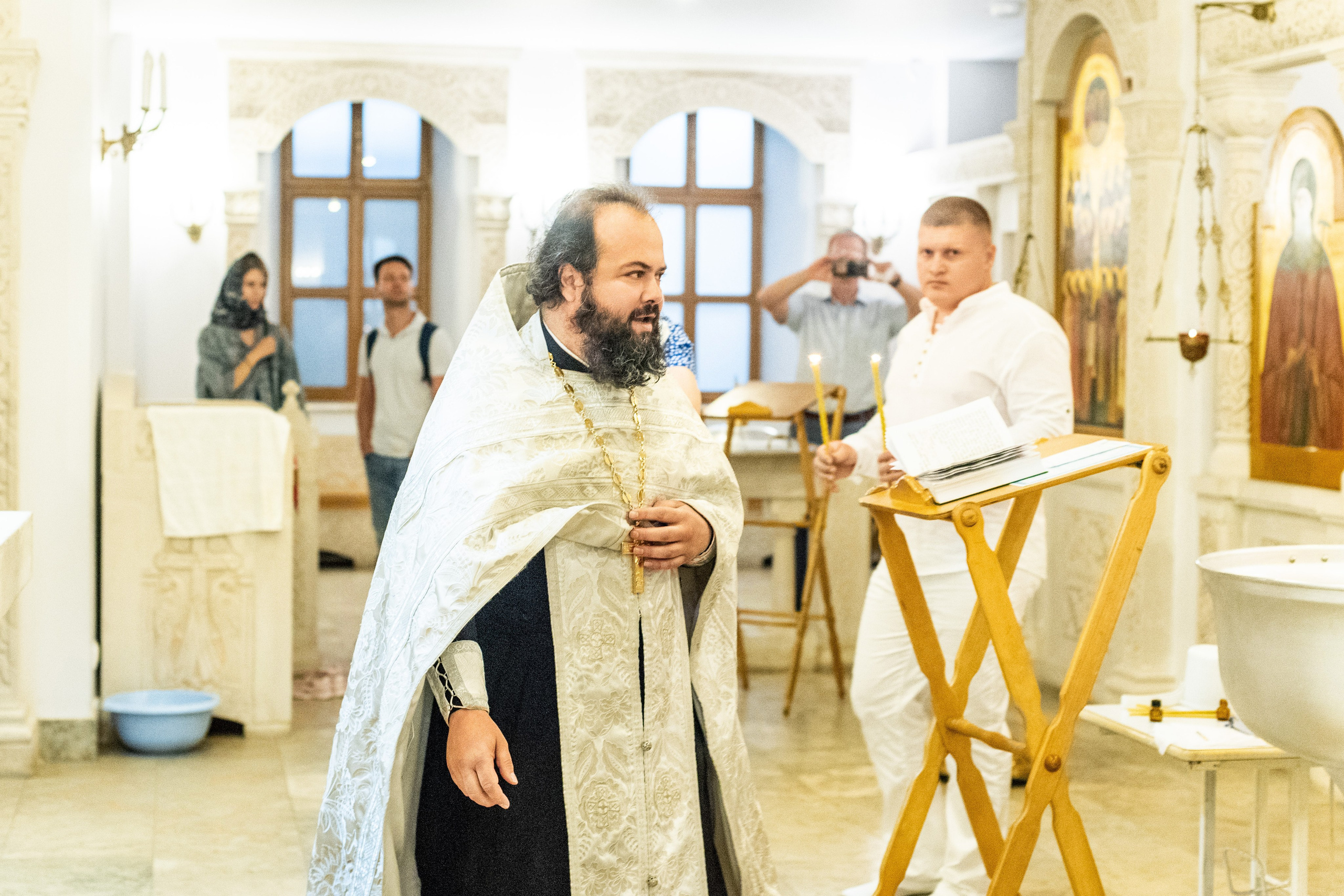 Крещении Ксении. Фотограф Юлия Попова