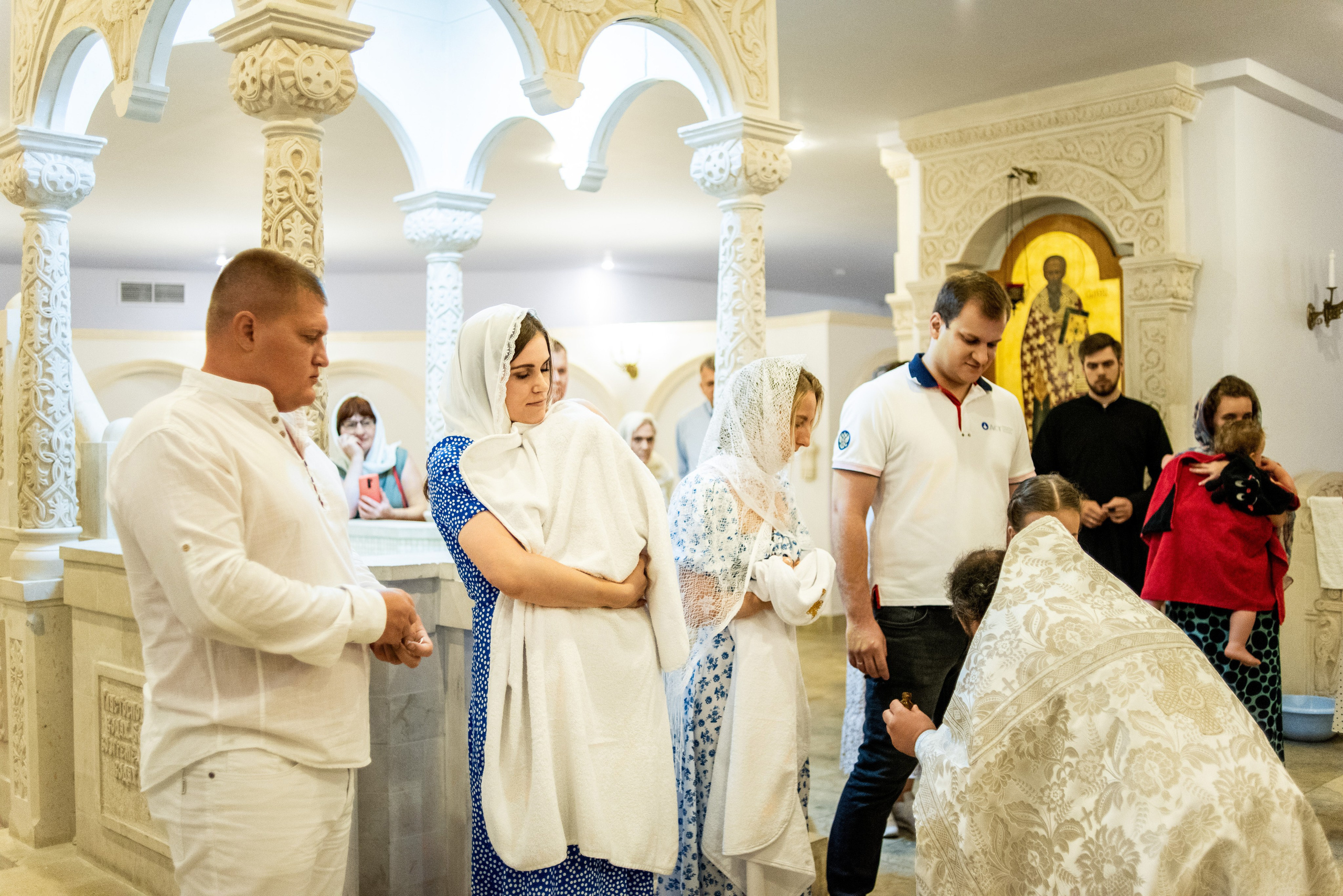 Крещении Ксении. Фотограф Юлия Попова