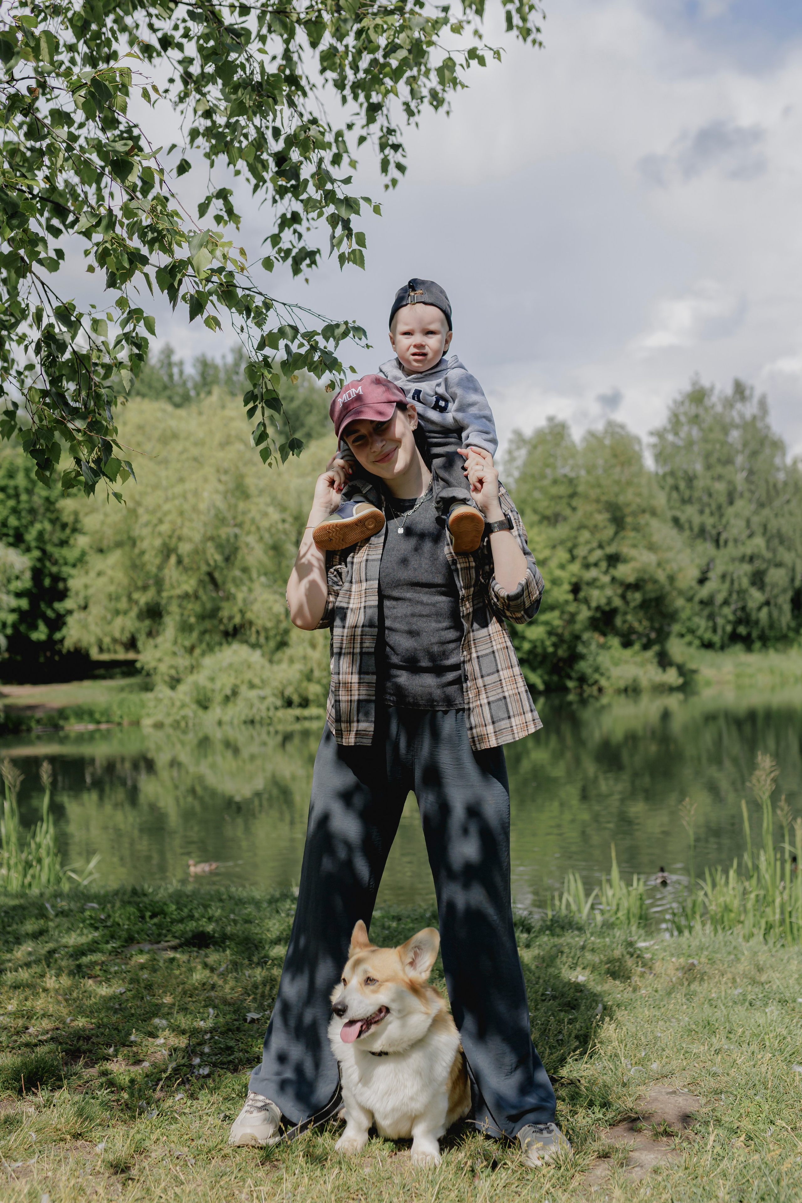 Прогулка с корги. Семейный и детский фотограф в Рязани Васюгова Мария
