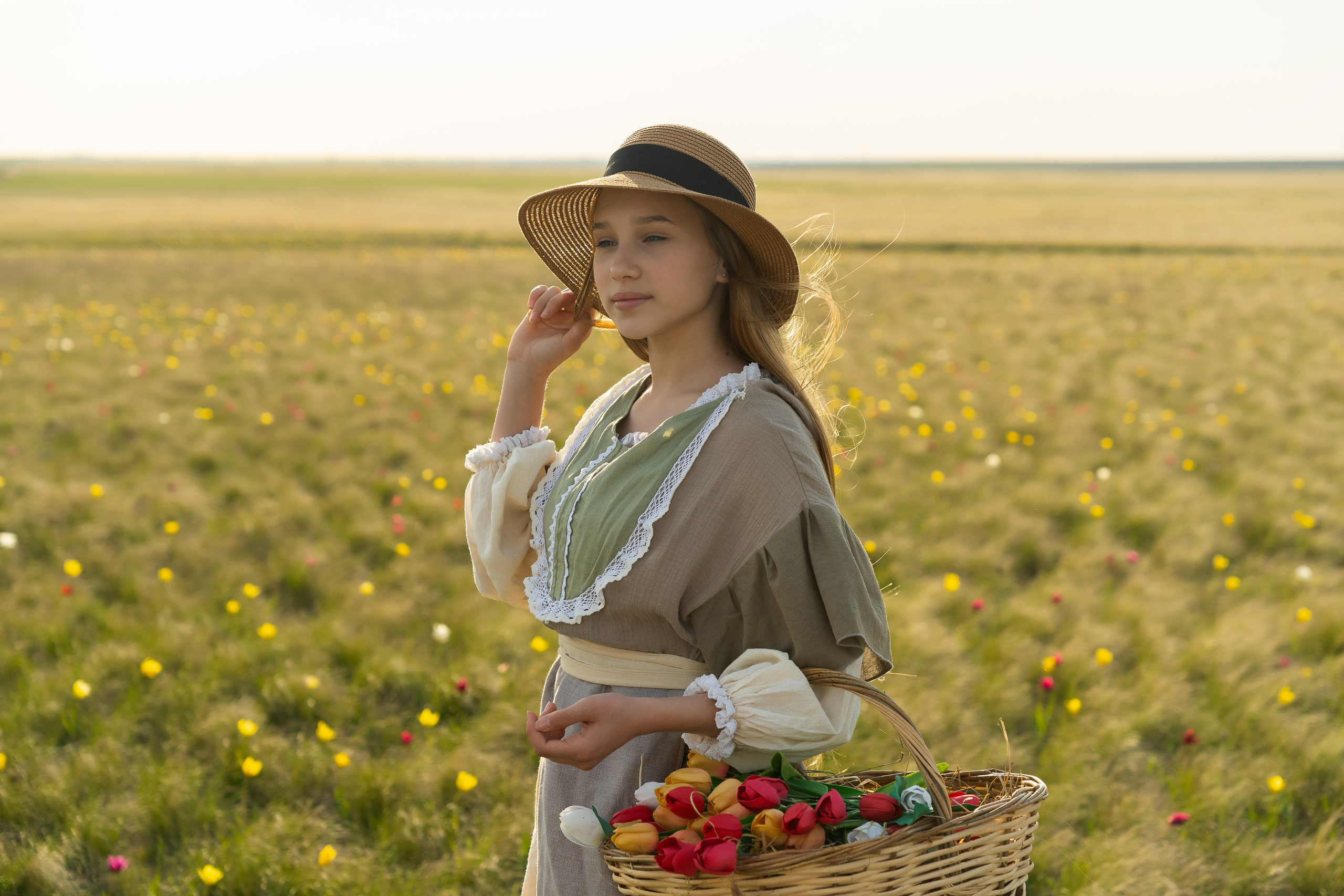 Фотосессия в поле. Фотограф Саратов/Энгельс