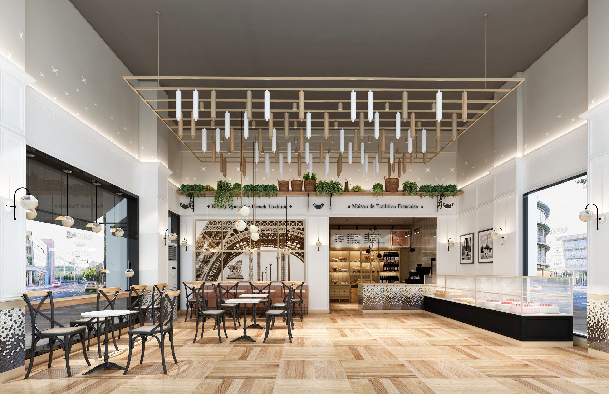 Bakery "Cesar ", Shunde China , 2018. Студия дизайна интерьеров