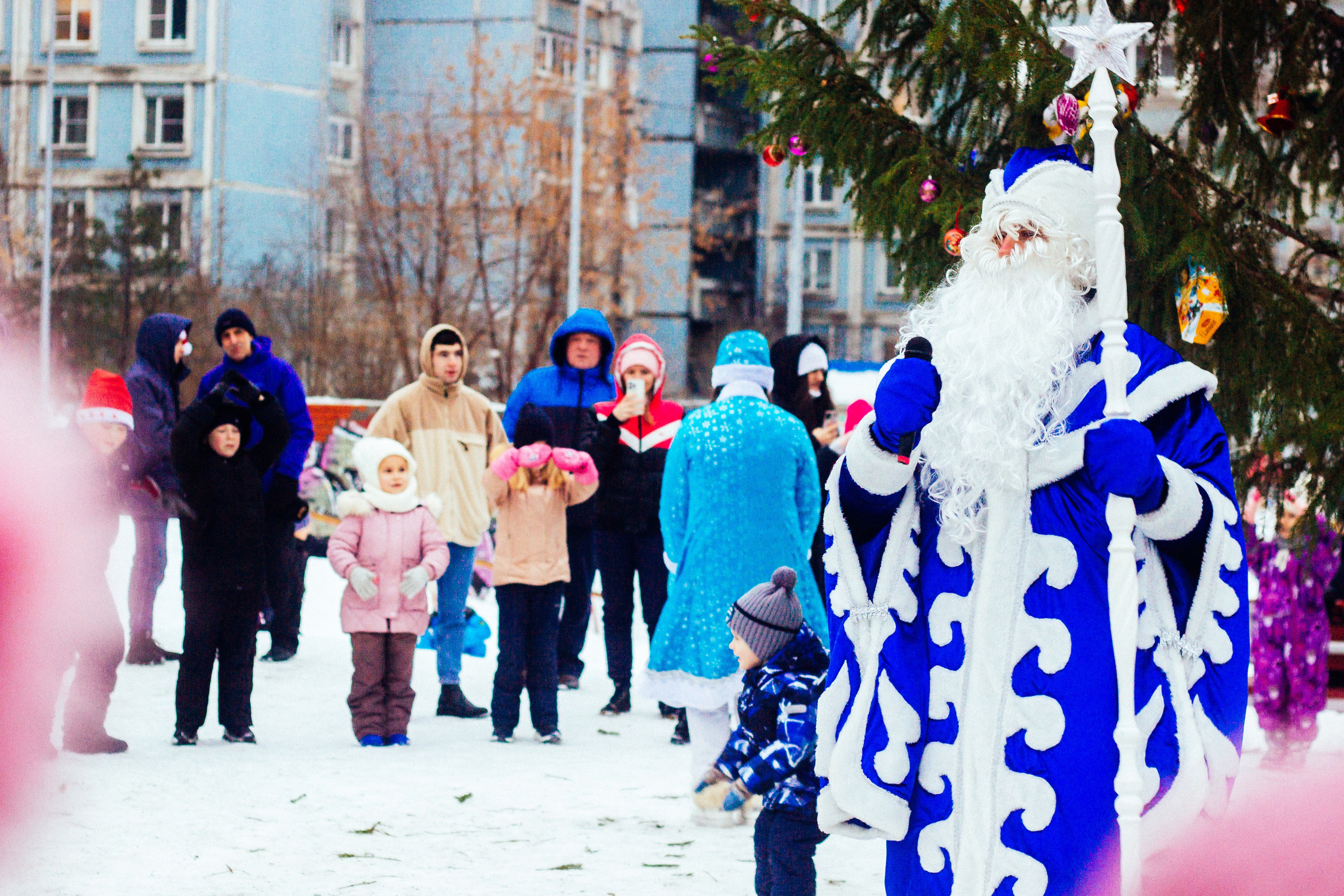 Дворовая ёлка. Детский и семейный фотограф, фотограф мероприятий Нижний Новгород