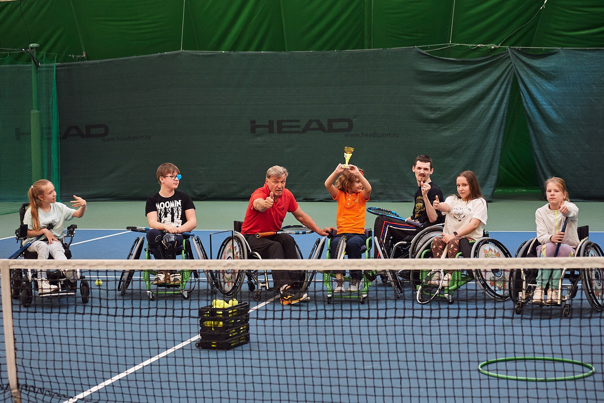 Тренировка теннис на колясках / АНО «Второе дыхание». Антон Артюшин, портретный фотограф. Москва