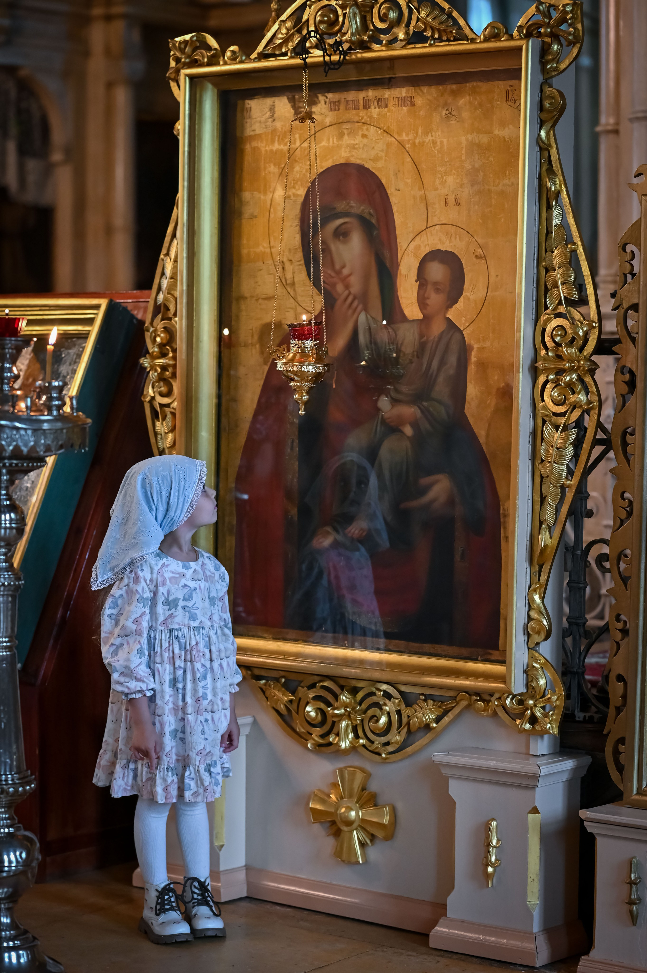 Митрополит Крутицкий Коломенский Павел в Георгиевском храме с. Ванилово. Семейный фотограф в г. Воскресенск Наталия Молева