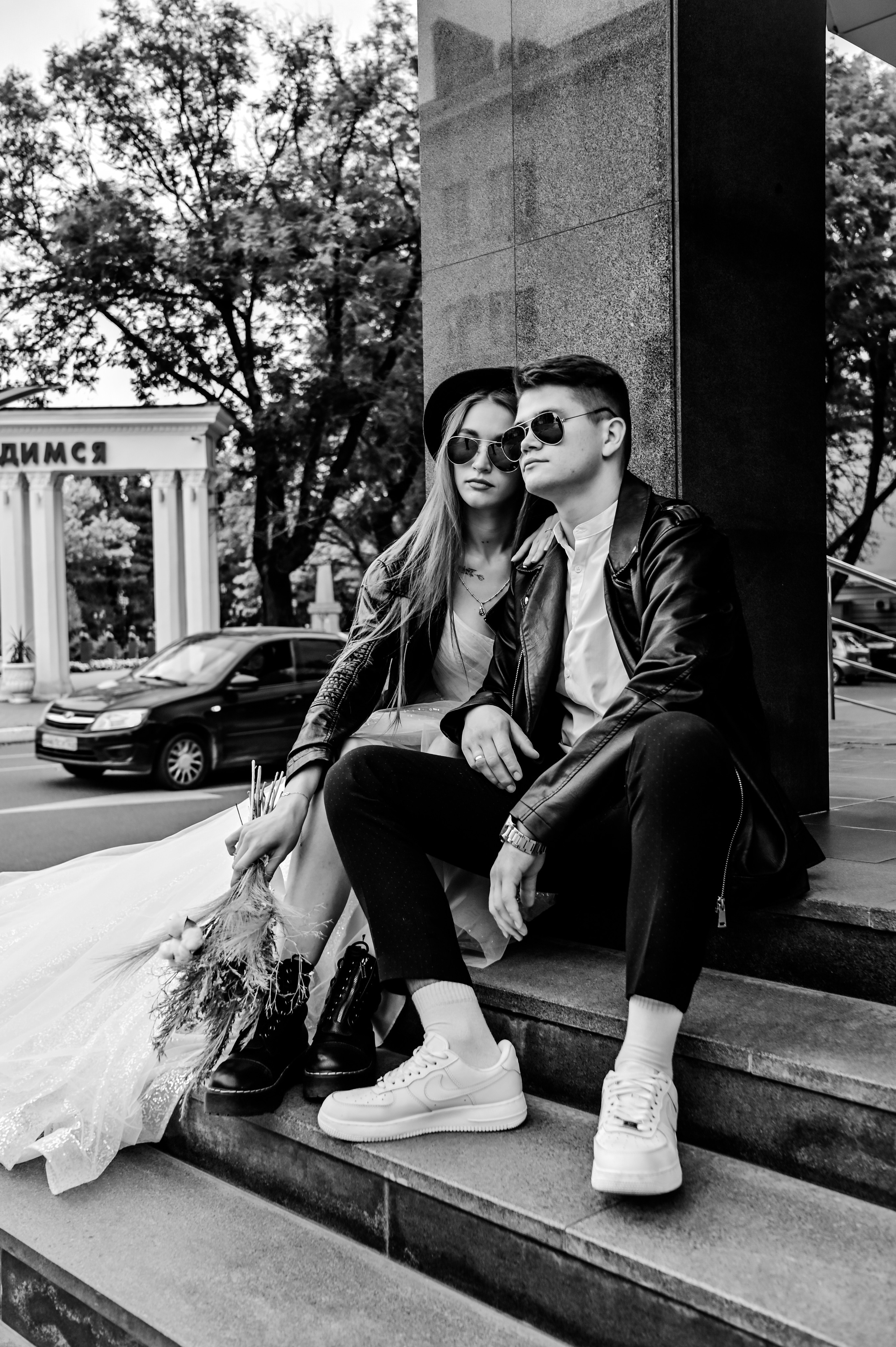 «На стиле» свадебная прогулка Оли и Леши. Свадебный фотограф и видеограф в городе Армавир Katerina Arts