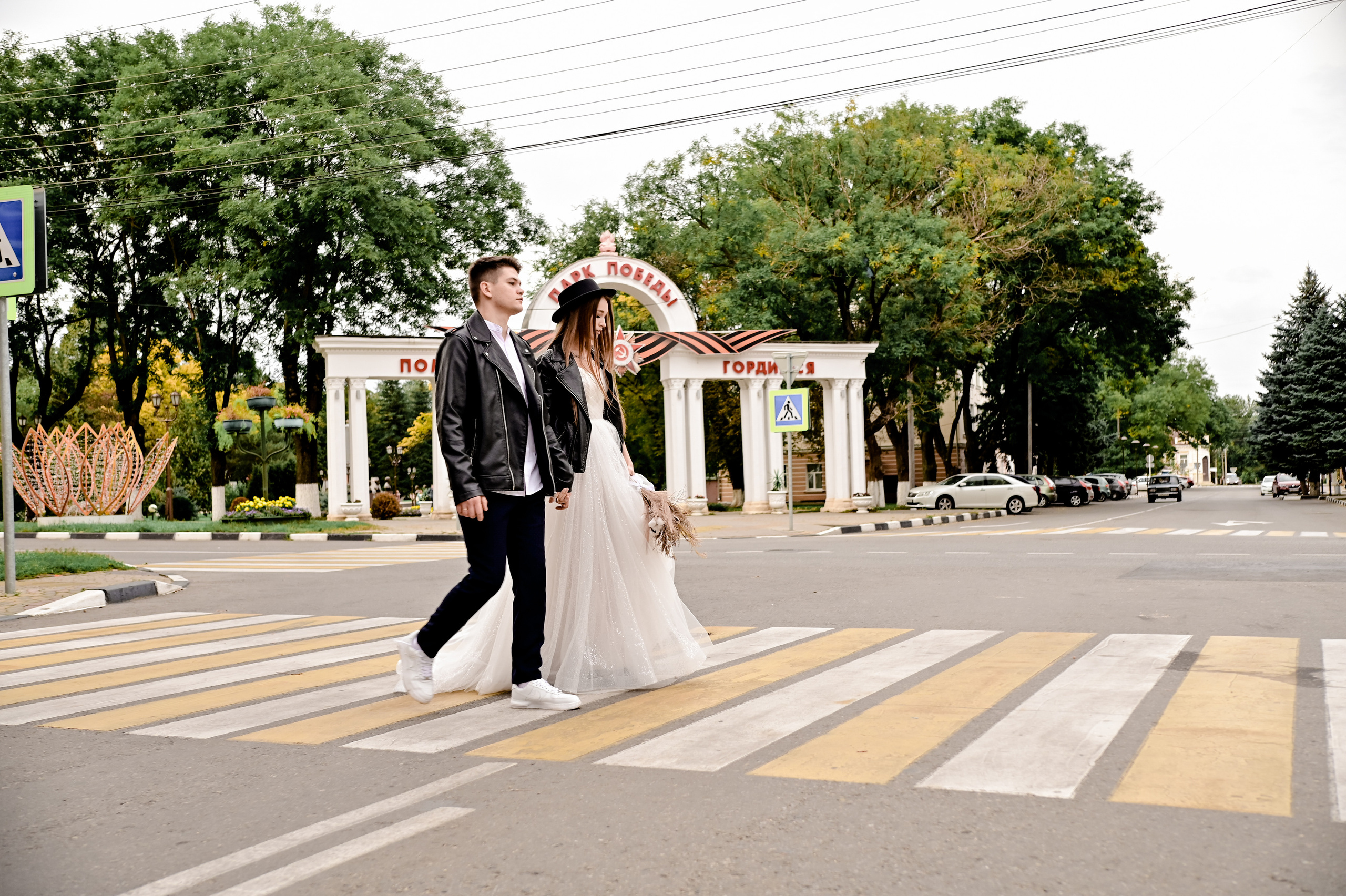 «На стиле» свадебная прогулка Оли и Леши. Свадебный фотограф и видеограф в городе Армавир Katerina Arts