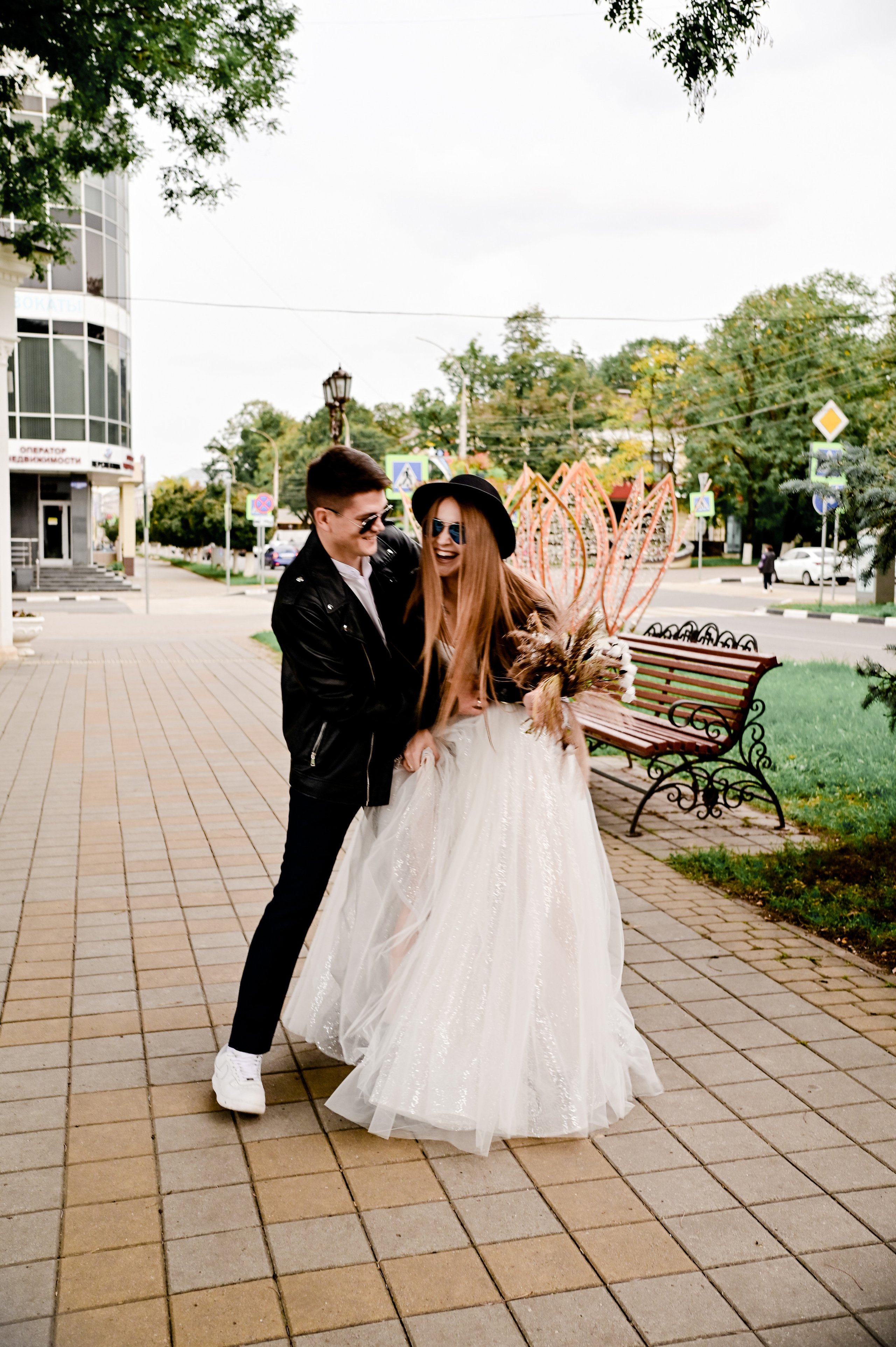 «На стиле» свадебная прогулка Оли и Леши. Свадебный фотограф и видеограф в городе Армавир Katerina Arts