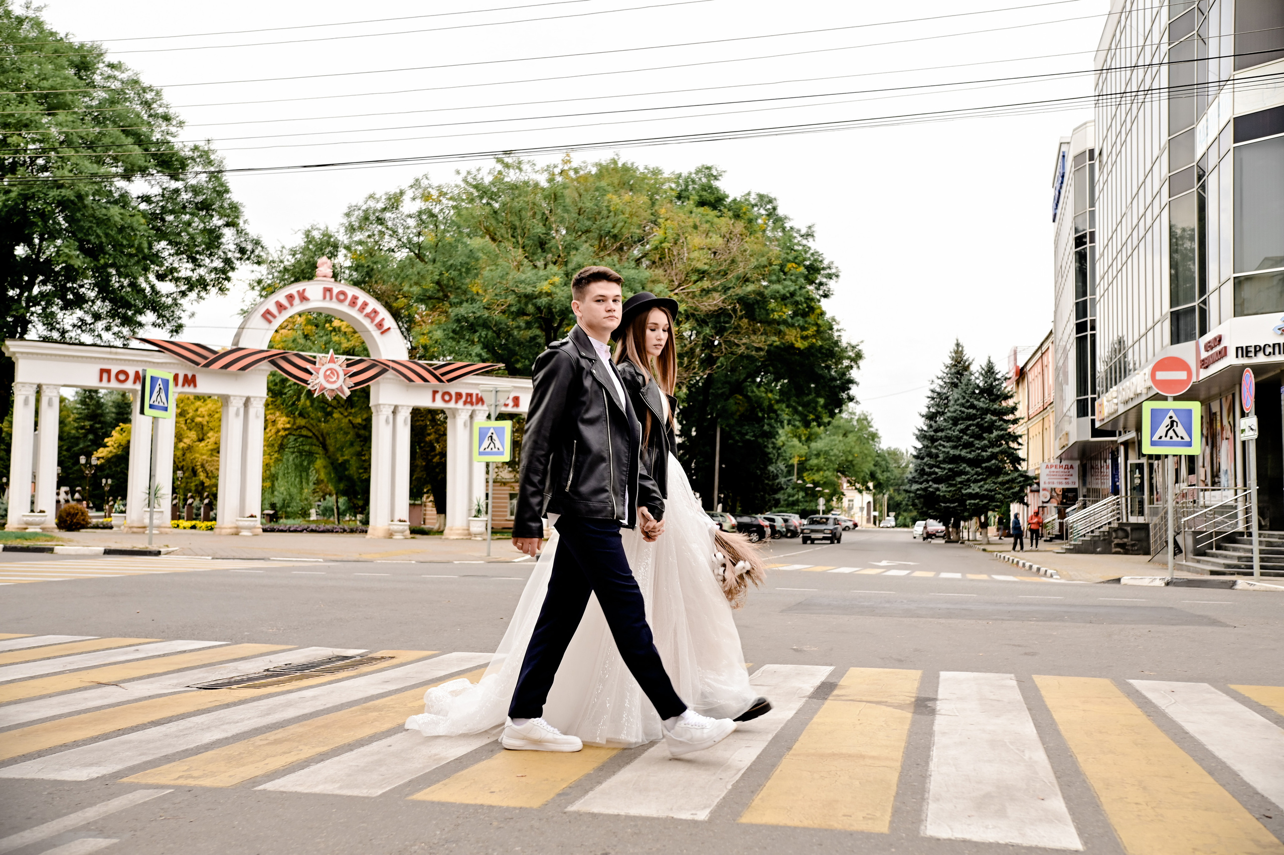 «На стиле» свадебная прогулка Оли и Леши. Свадебный фотограф и видеограф в городе Армавир Katerina Arts