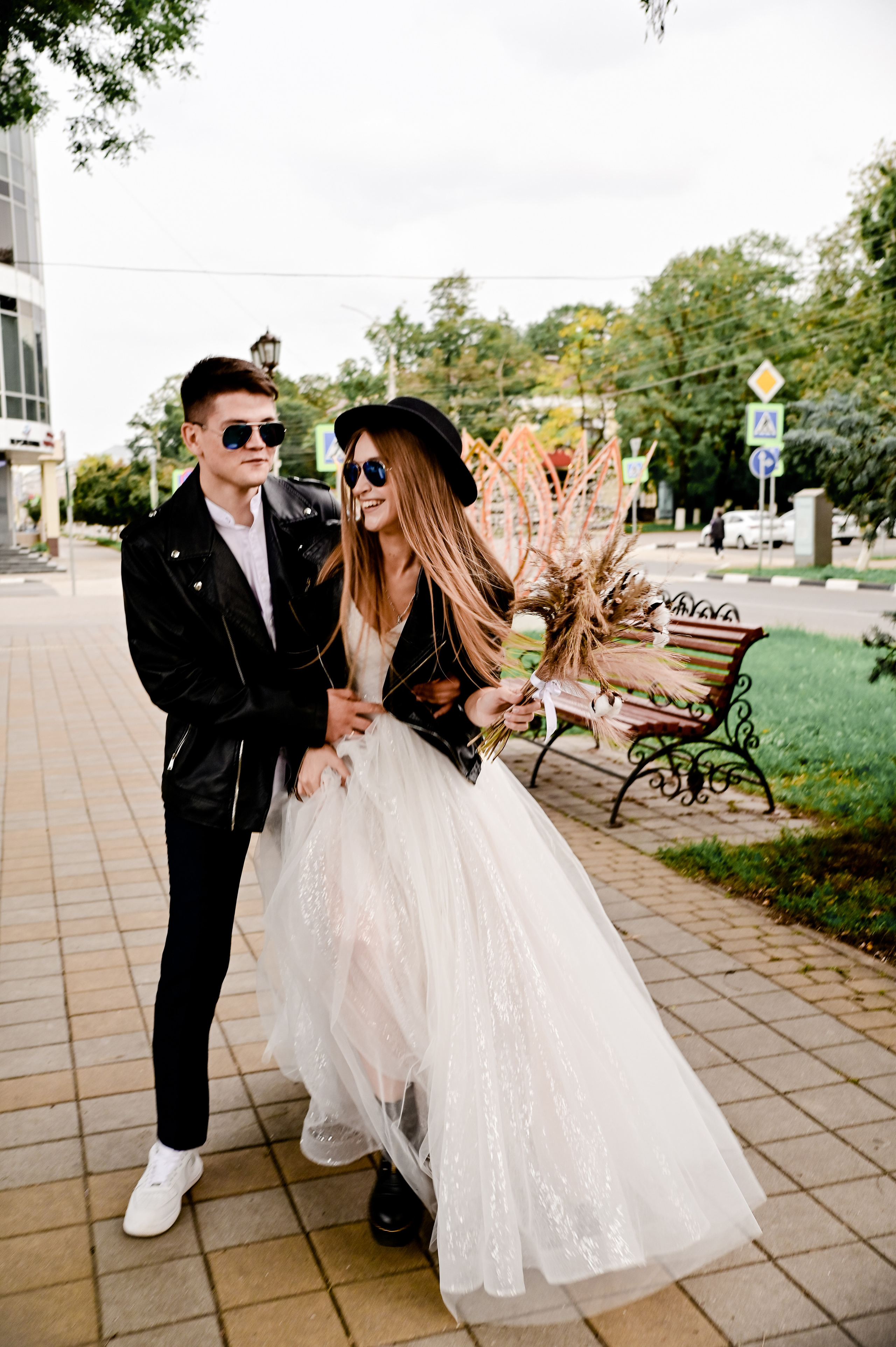«На стиле» свадебная прогулка Оли и Леши. Свадебный фотограф и видеограф в городе Армавир Katerina Arts