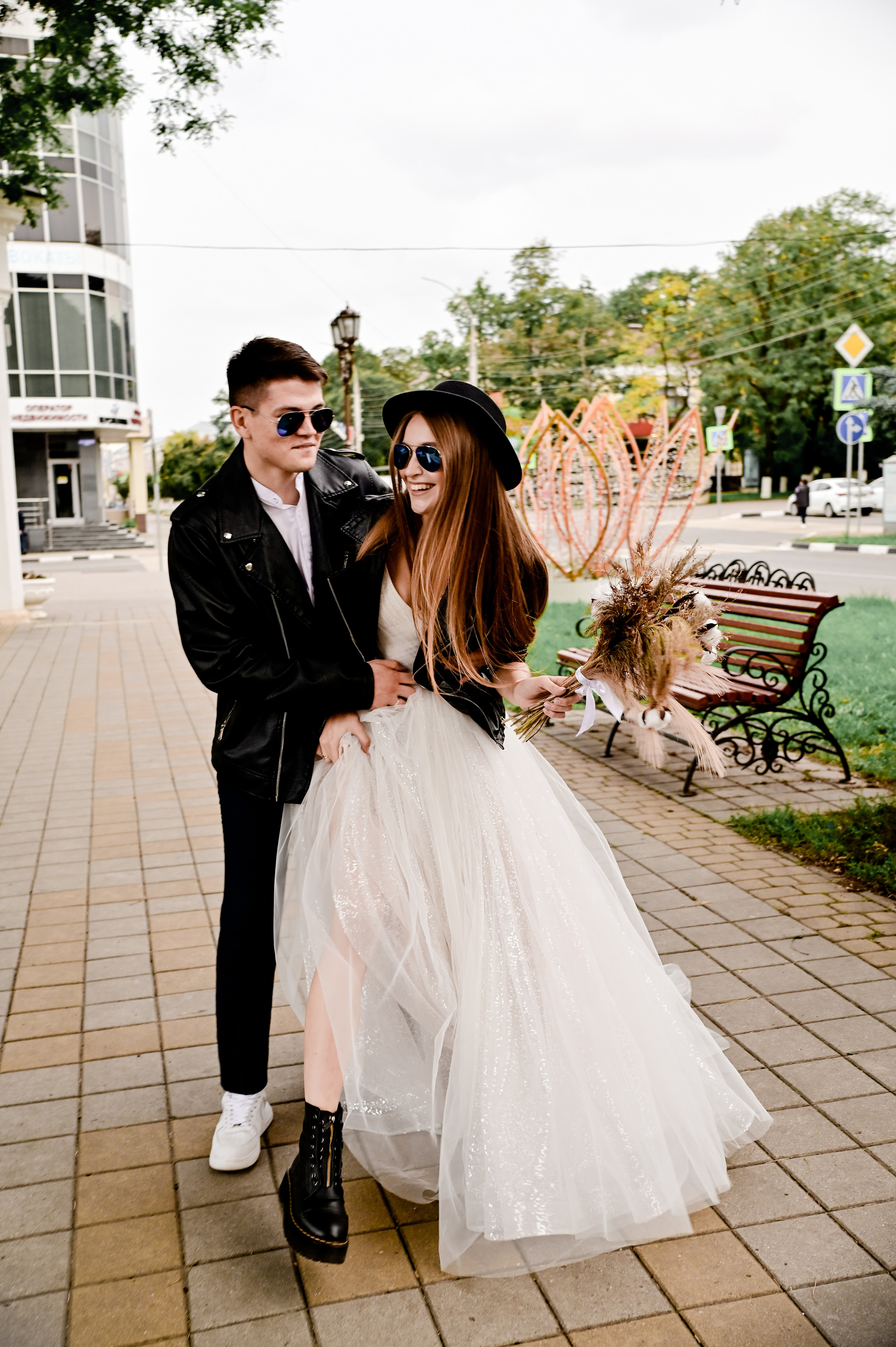 «На стиле» свадебная прогулка Оли и Леши. Свадебный фотограф и видеограф в городе Армавир Katerina Arts