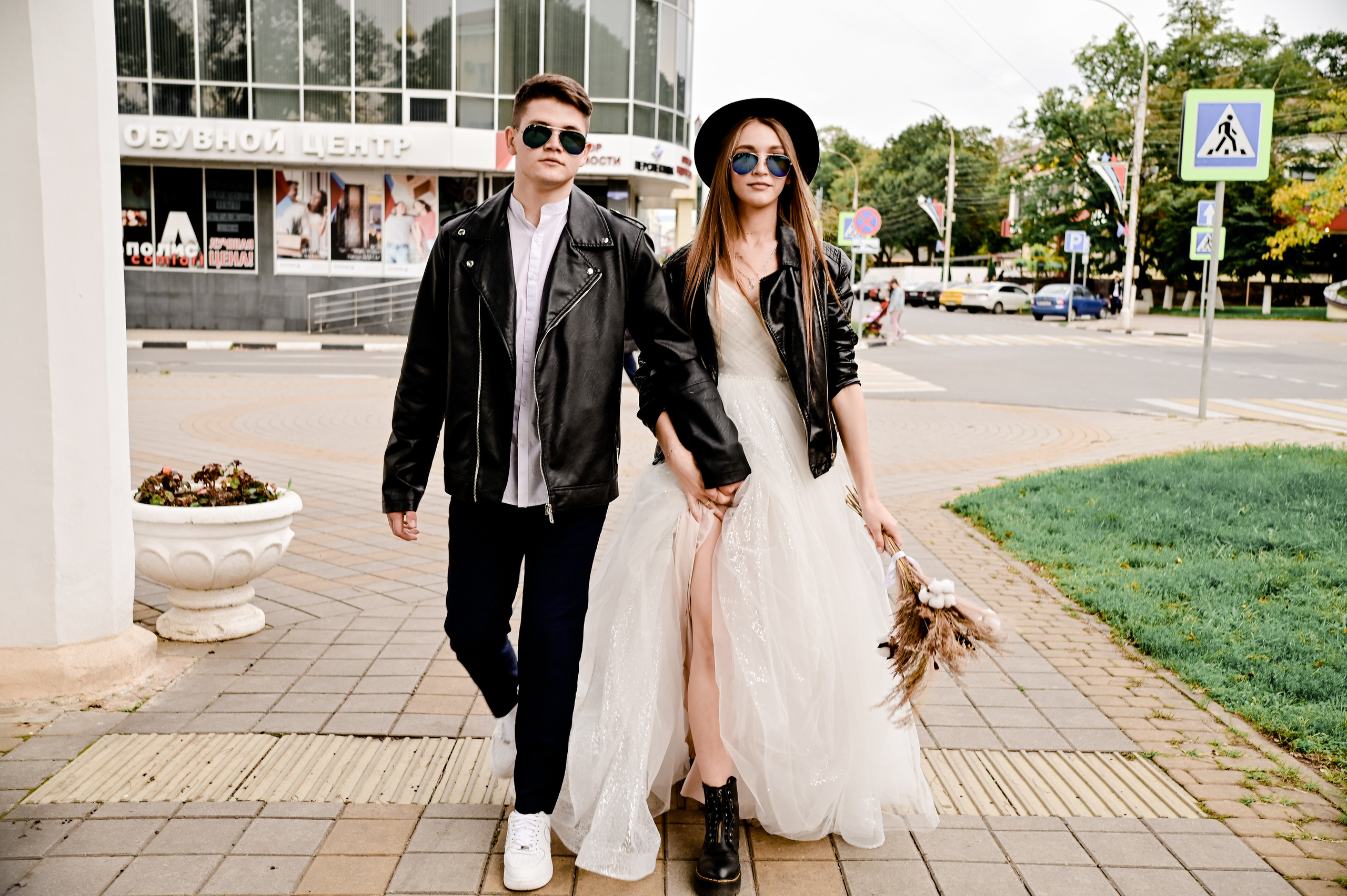 «На стиле» свадебная прогулка Оли и Леши. Свадебный фотограф и видеограф в городе Армавир Katerina Arts