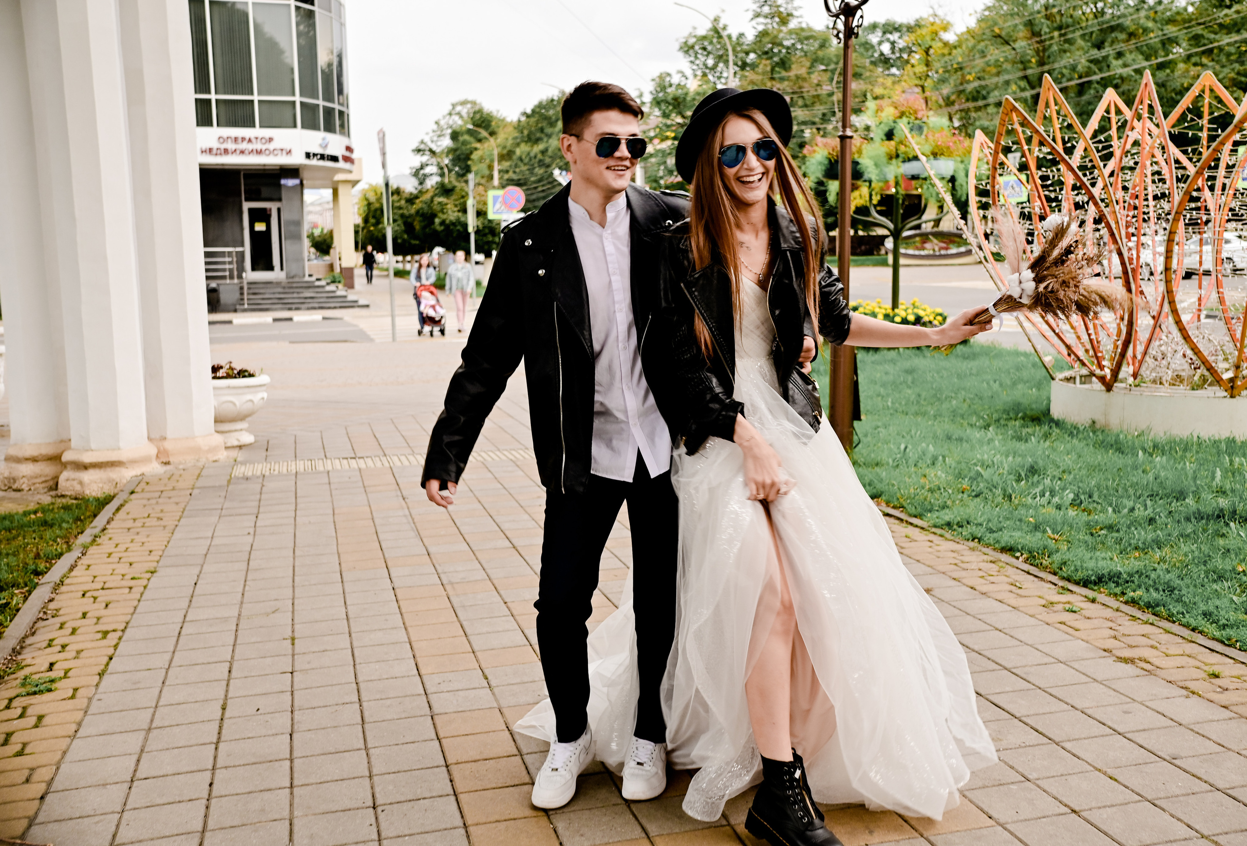 «На стиле» свадебная прогулка Оли и Леши. Свадебный фотограф и видеограф в городе Армавир Katerina Arts