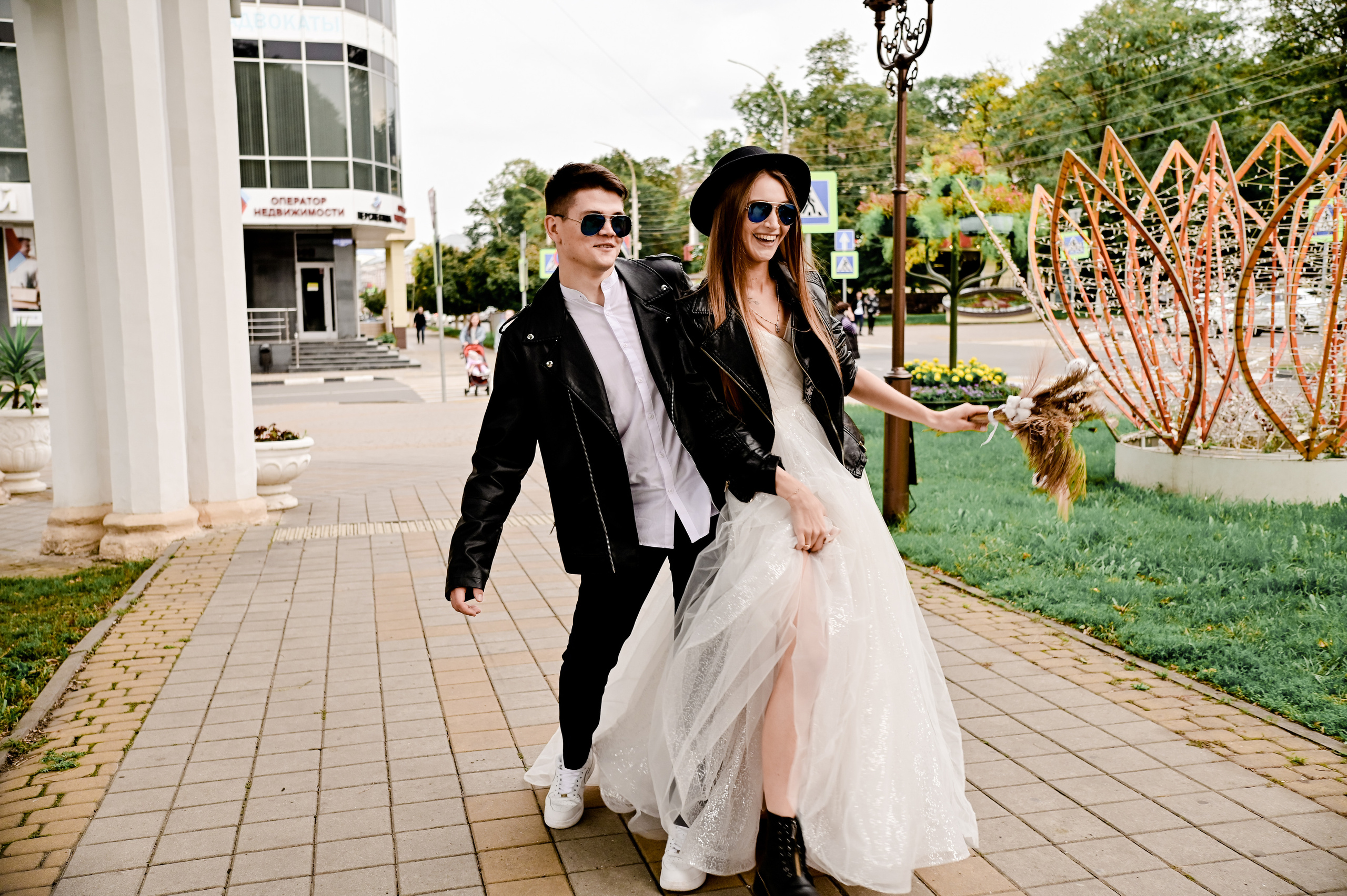 «На стиле» свадебная прогулка Оли и Леши. Свадебный фотограф и видеограф в городе Армавир Katerina Arts