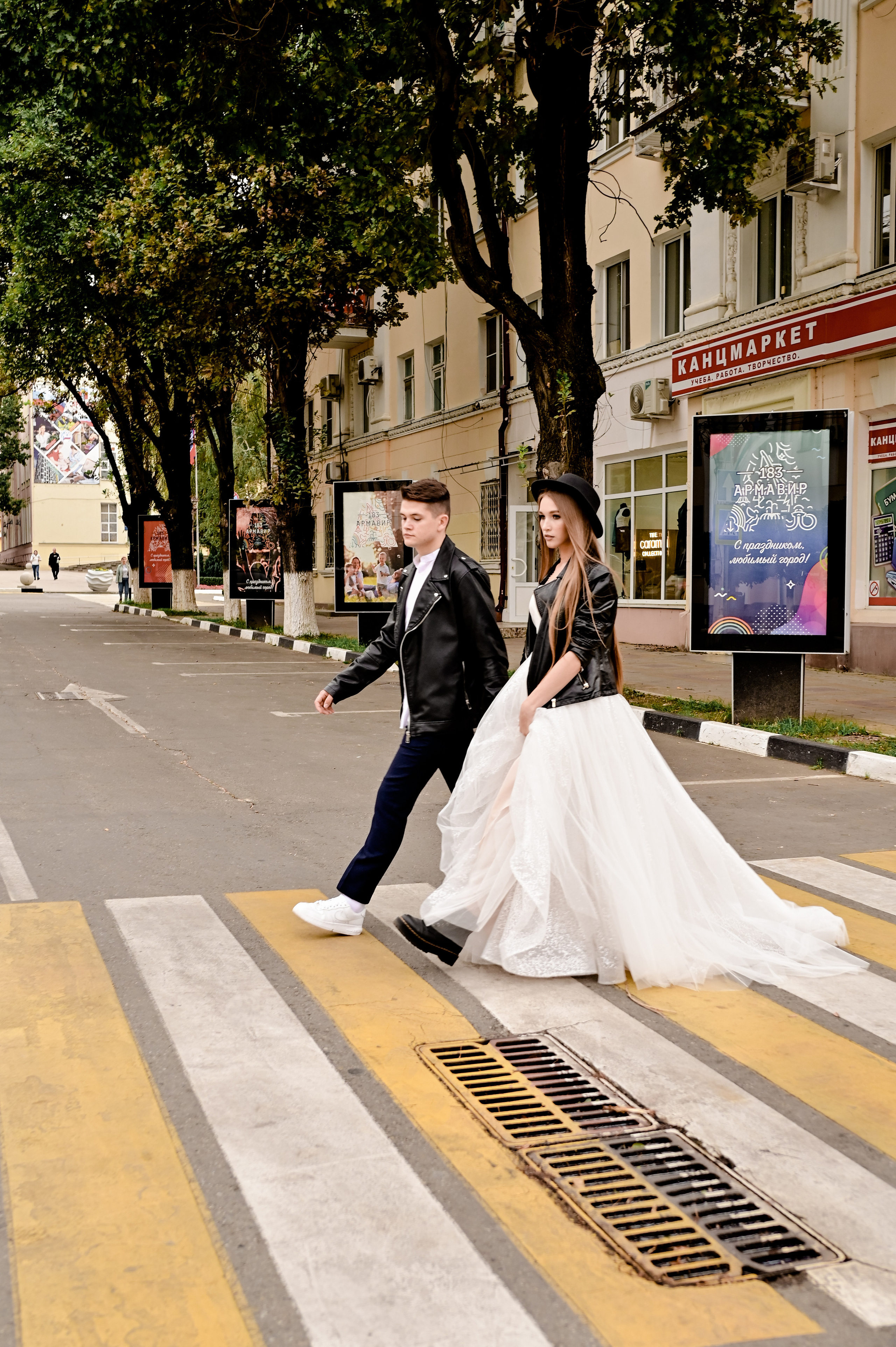 «На стиле» свадебная прогулка Оли и Леши. Свадебный фотограф и видеограф в городе Армавир Katerina Arts