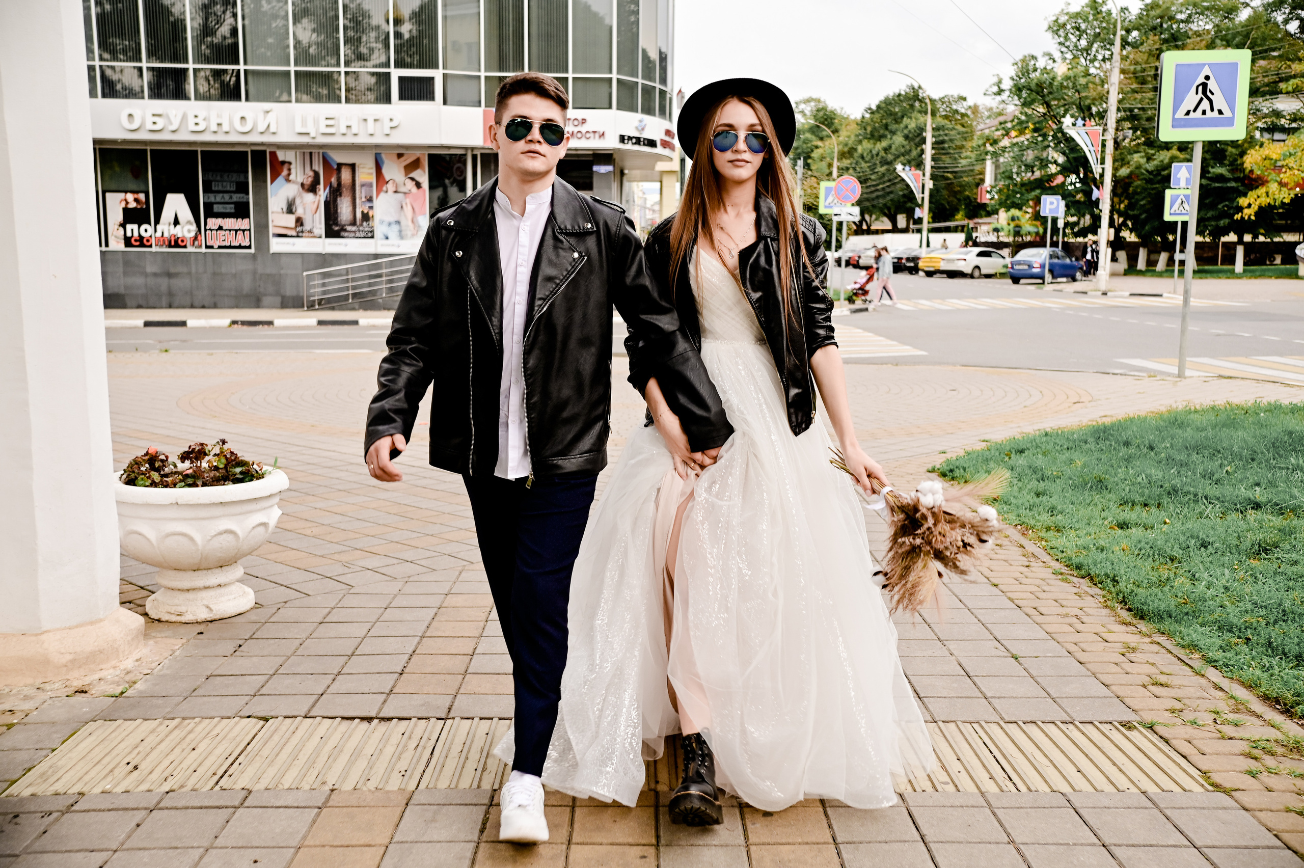 «На стиле» свадебная прогулка Оли и Леши. Свадебный фотограф и видеограф в городе Армавир Katerina Arts