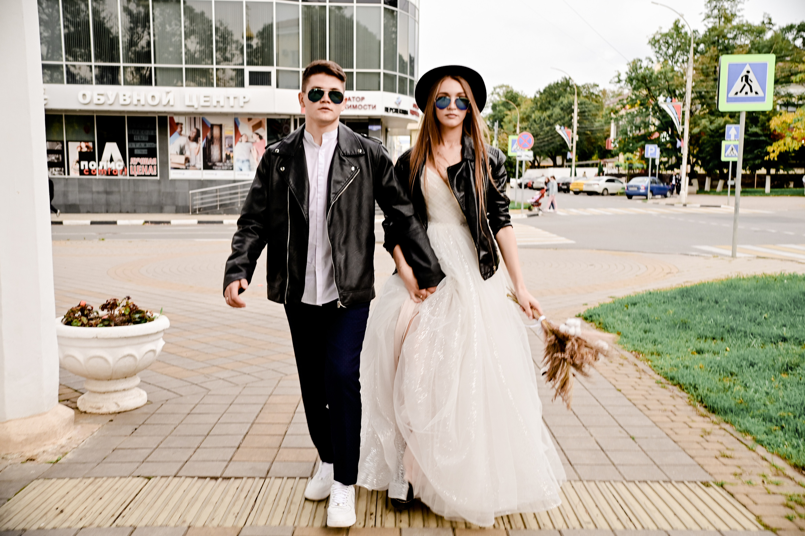 «На стиле» свадебная прогулка Оли и Леши. Свадебный фотограф и видеограф в городе Армавир Katerina Arts