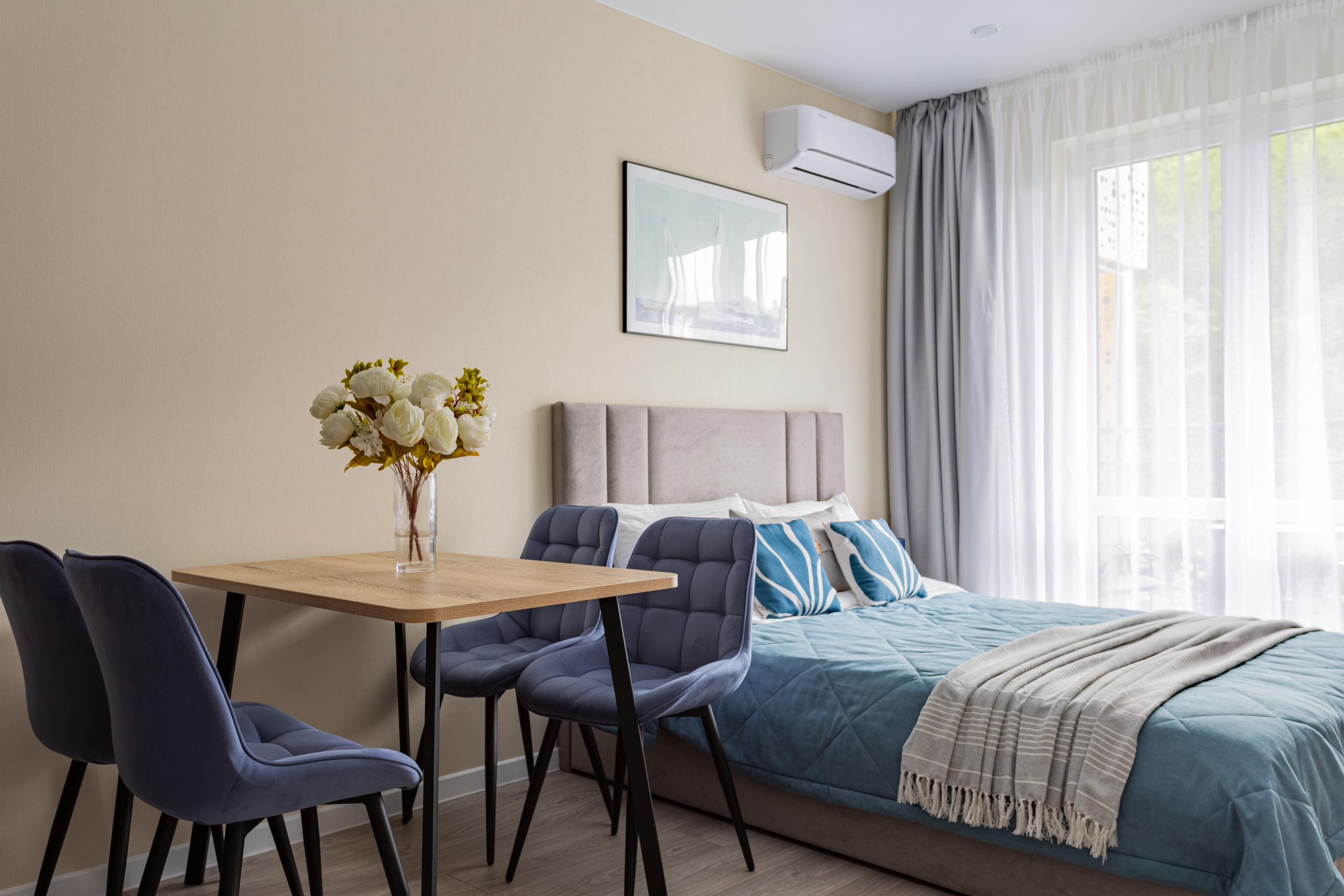 Комплектация студии с ремонтом от застройщика. Интерьерный фотограф. Хоумстейджер. Сочи/Адлер/Красная поляна