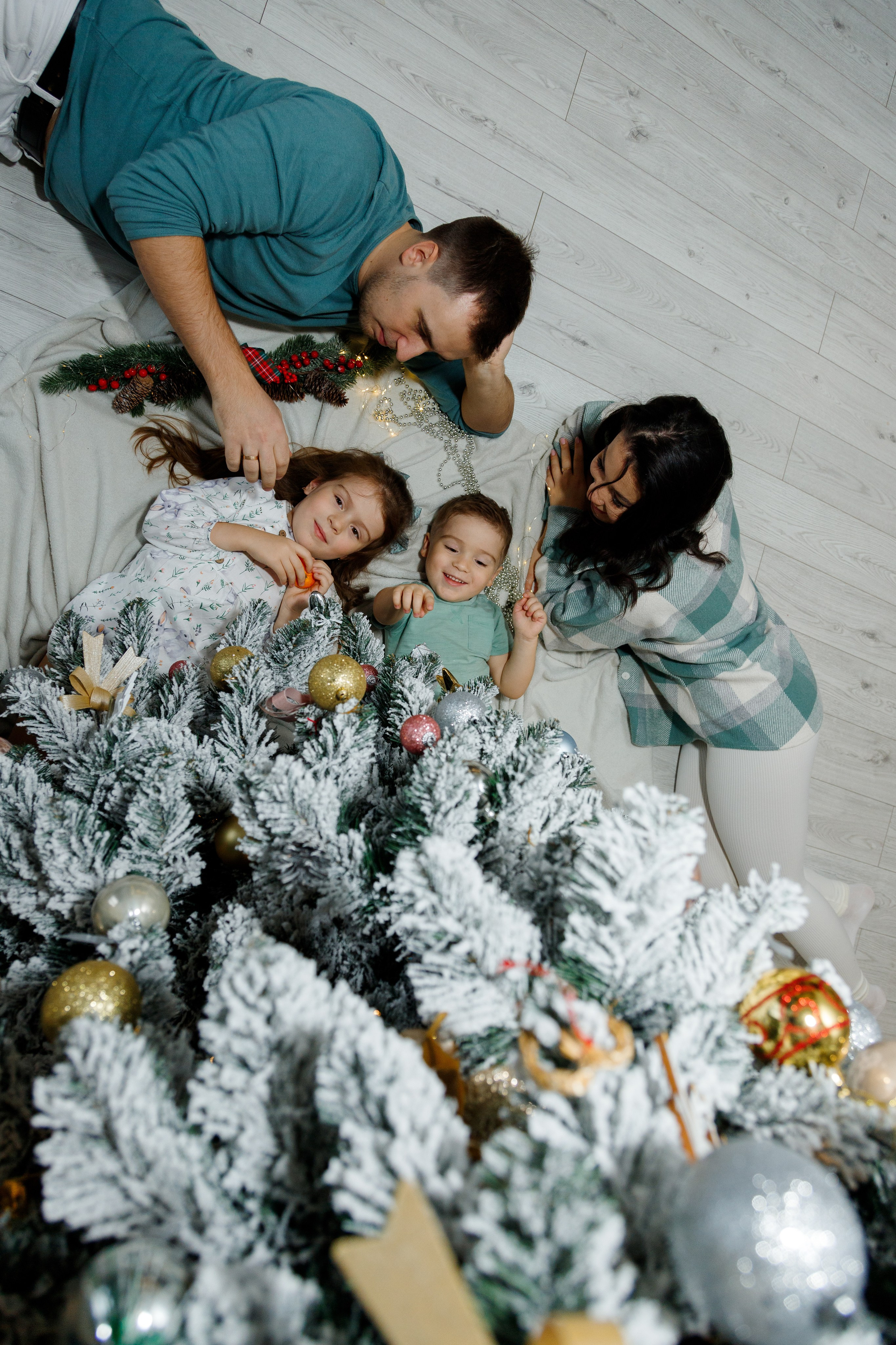 Предновогодняя домашняя фотосессия. Фотограф Александра Сыщенко