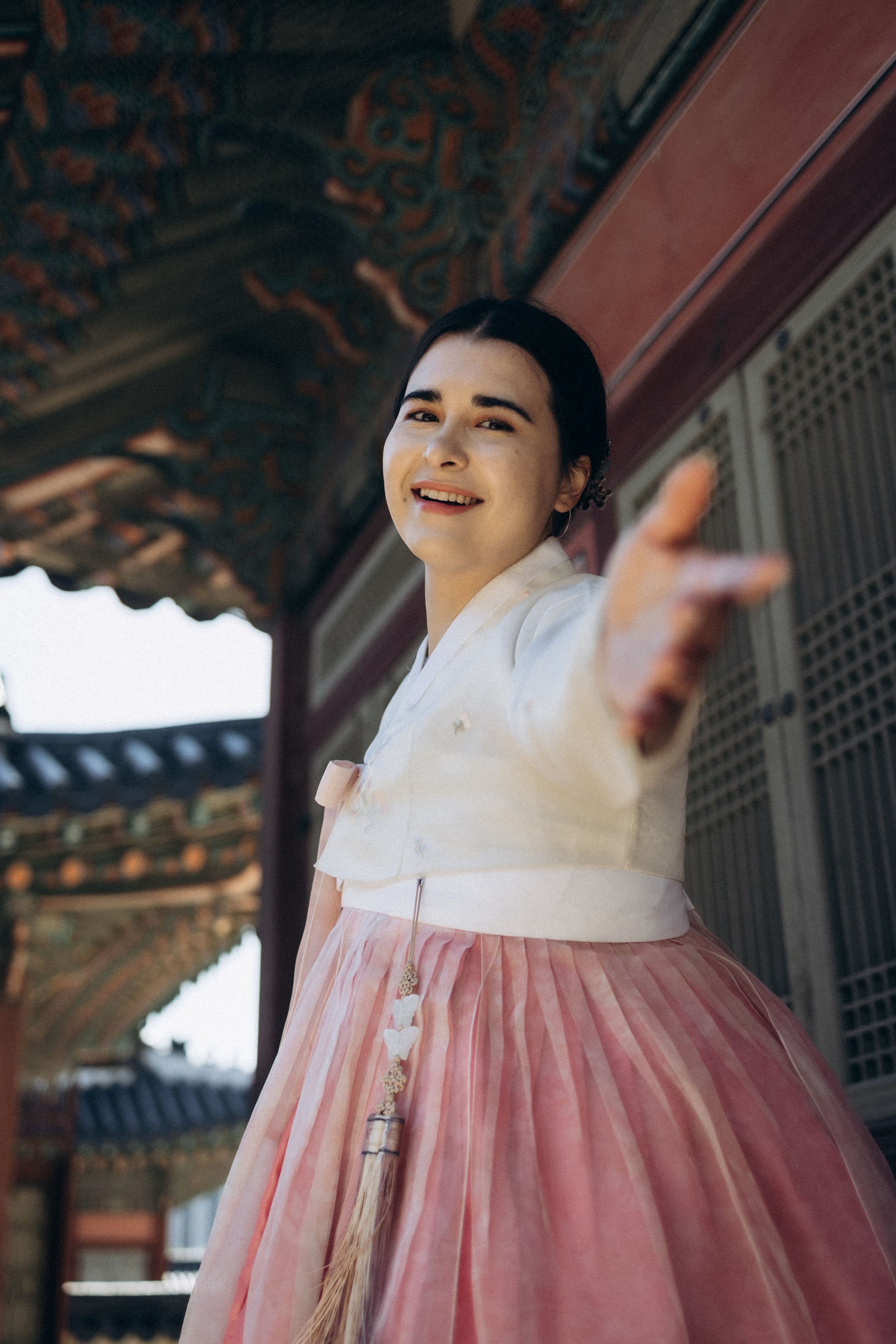 Фотосессия Маши и Саши в ханбоках. Фотограф Артем Бросов в Санкт-Петербурге и Дубае